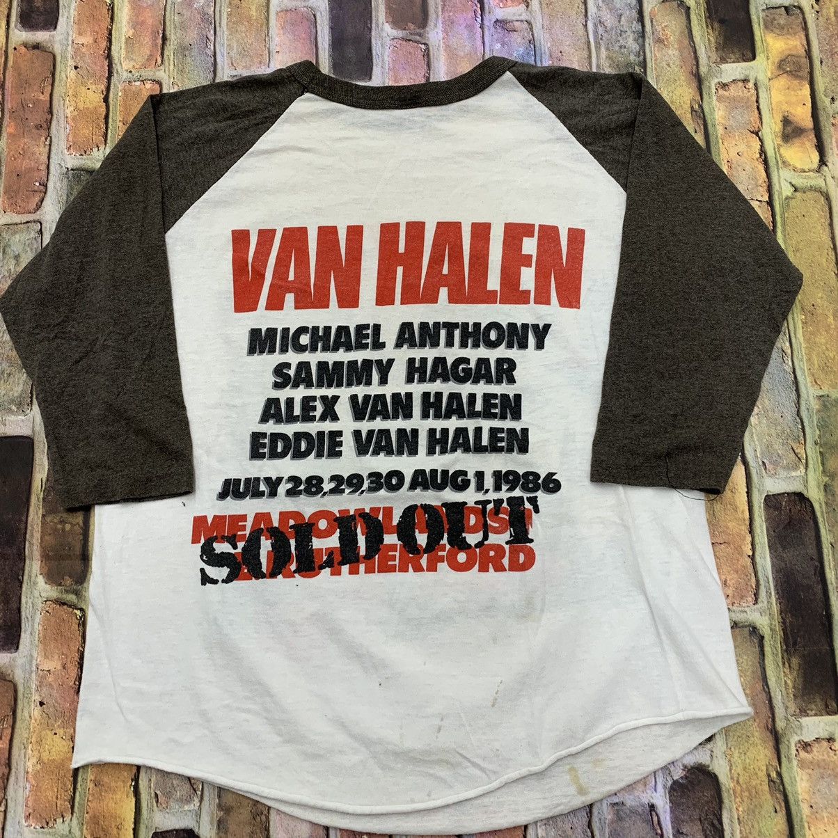Band Tees × Vintage Vintage Van Halen raglan tee Size US L / EU 52-54 / 3 - 2 Thumbnail
