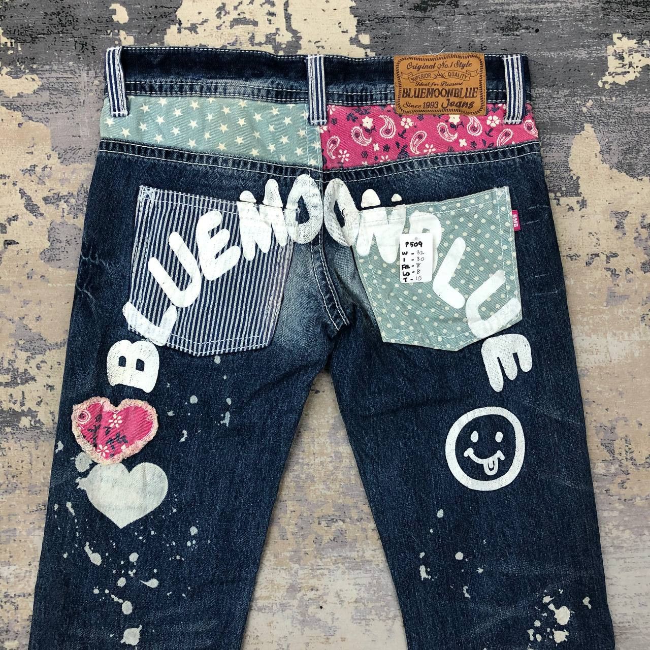 Japanese Brand P509 JAPAN BLUE MOON BLUE DENIM Size 32" / US 10 / IT 46 - 4 Thumbnail