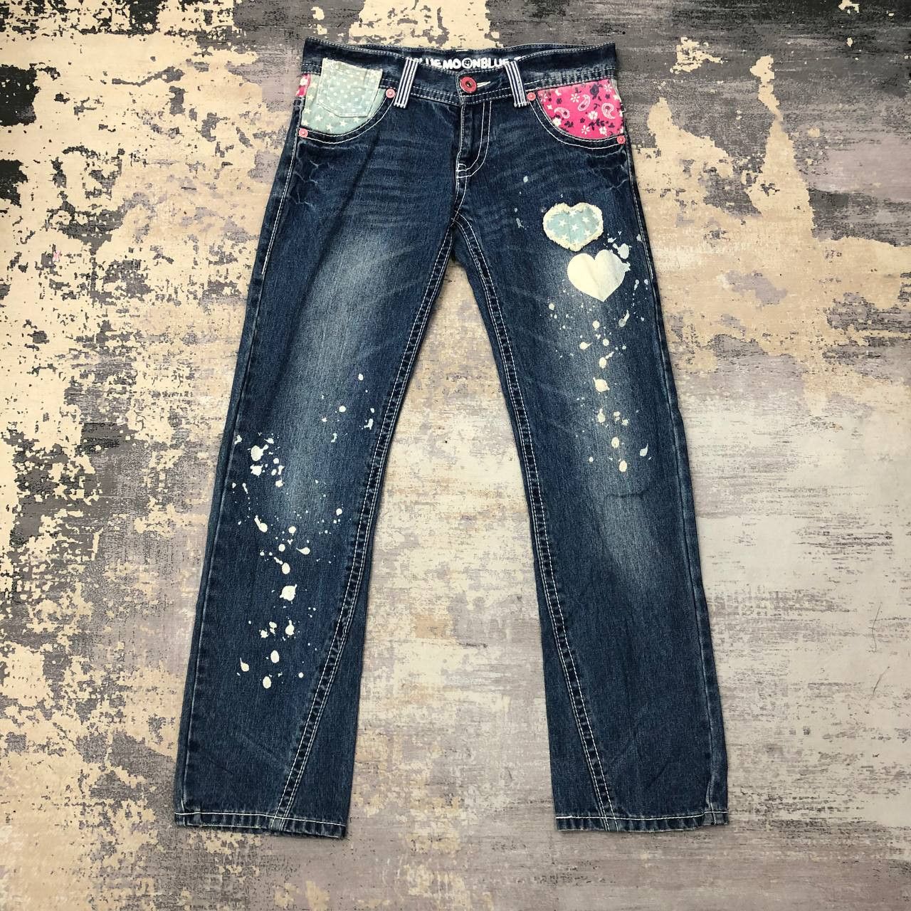 Japanese Brand P509 JAPAN BLUE MOON BLUE DENIM Size 32" / US 10 / IT 46 - 2 Thumbnail
