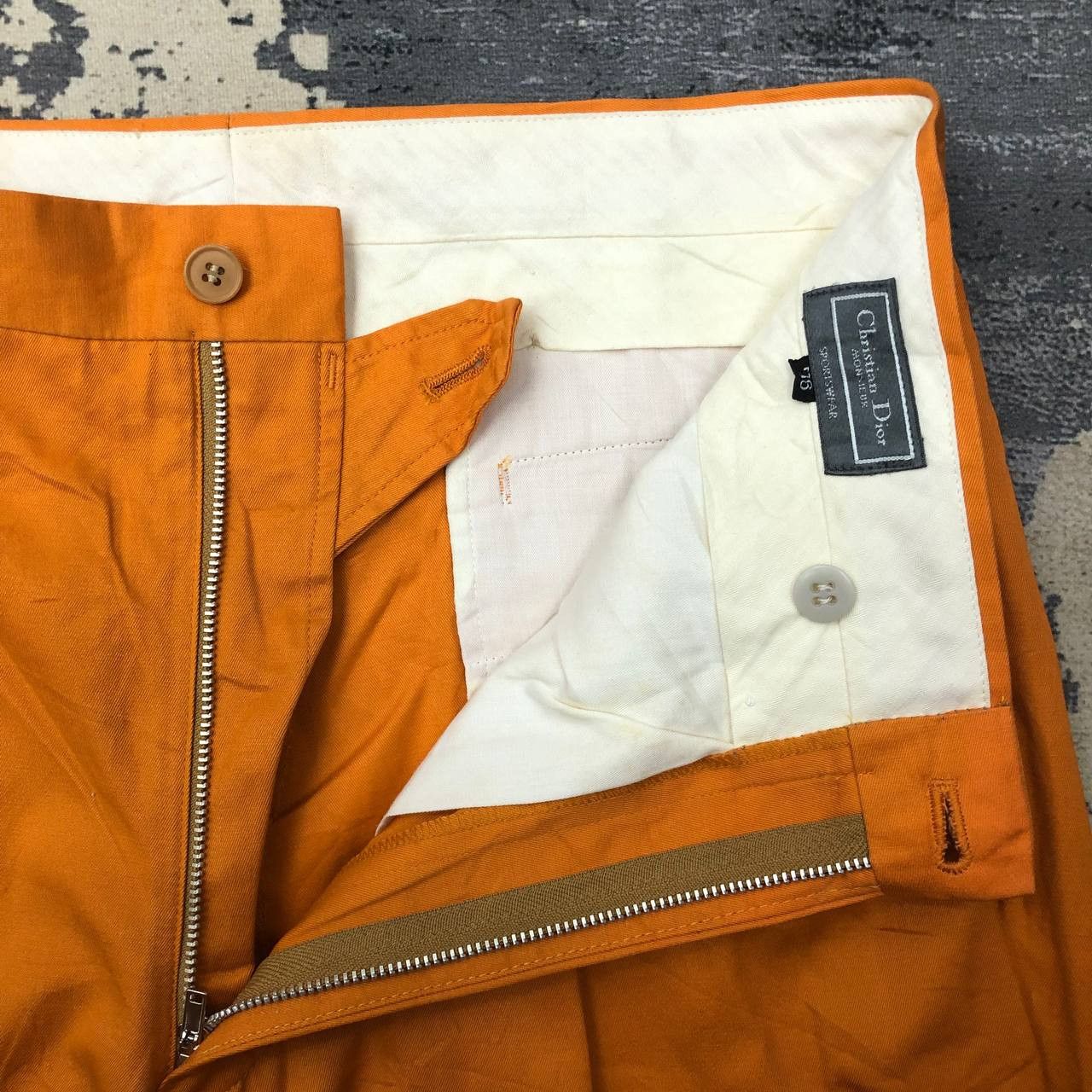 Christian Dior Monsieur P498 VTG CHRISTIAN DIOR MONSIEUR HIGH WAIST PANTS Size US 29 - 6 Thumbnail