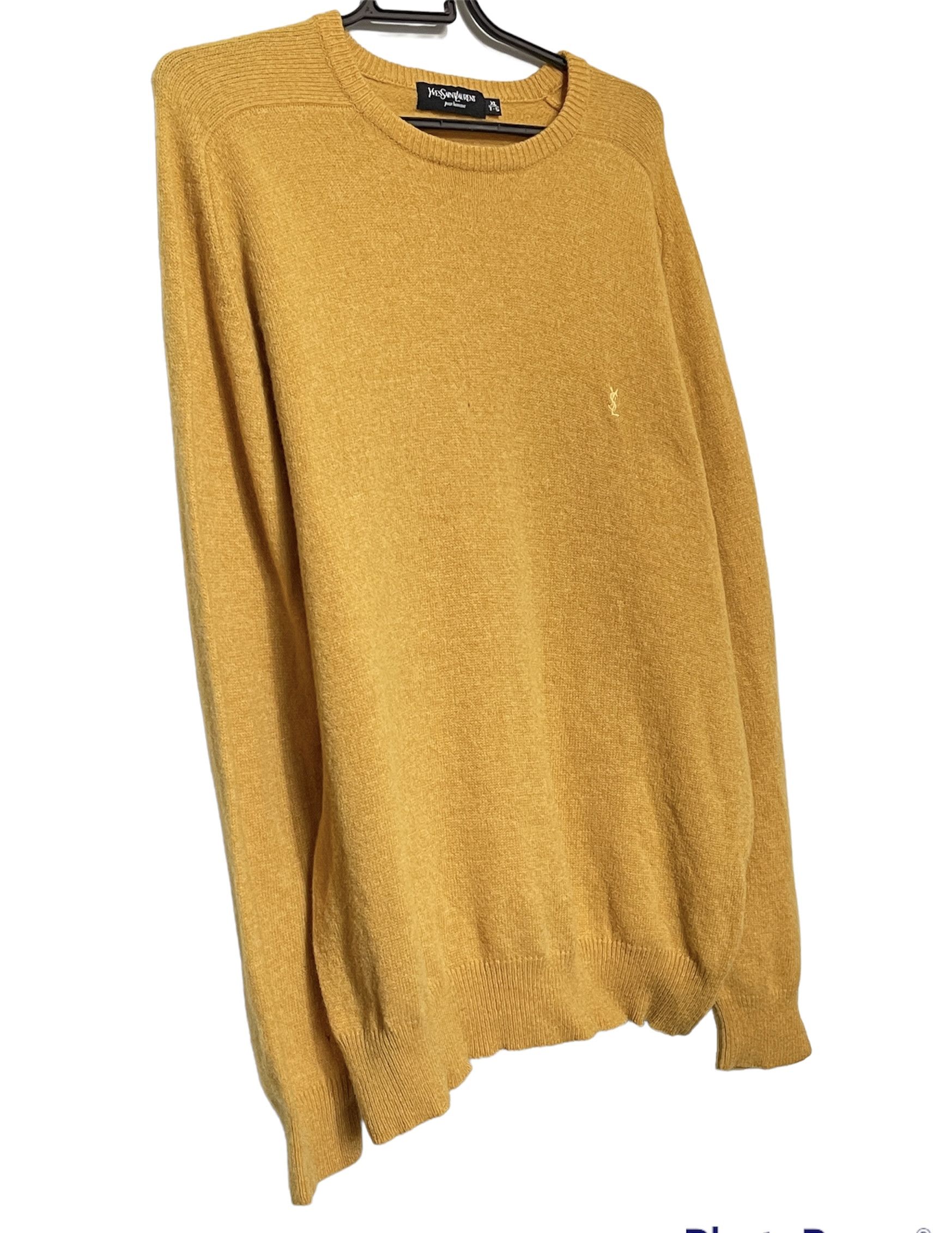 Yves Saint Laurent 🔥wool jumper sweater YSL vintage Saint Laurent size L wool Size US L / EU 52-54 / 3 - 3 Thumbnail