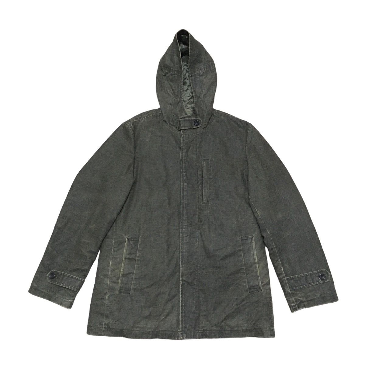 14th Addiction × Japanese Brand × Le Grande Bleu (L.G.B.) Rare Design Vintage The Difference Rupert Waxed Jacket 1990s Size US XL / EU 56 / 4 - 1 Thumbnail