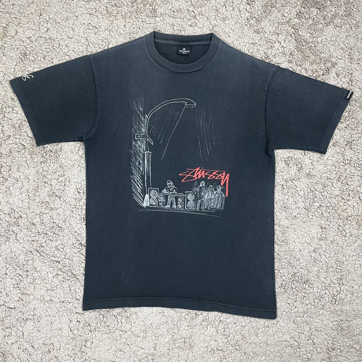 Stussy Vintage Faded Stussy Customate T-shirt Size US M / EU 48-50 / 2 - 1 Thumbnail