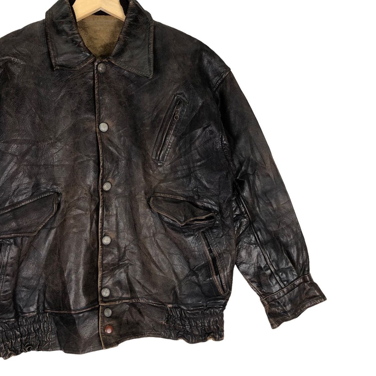 Ekam Cow Hide Leather Jacket Size US S / EU 44-46 / 1 - 4 Thumbnail