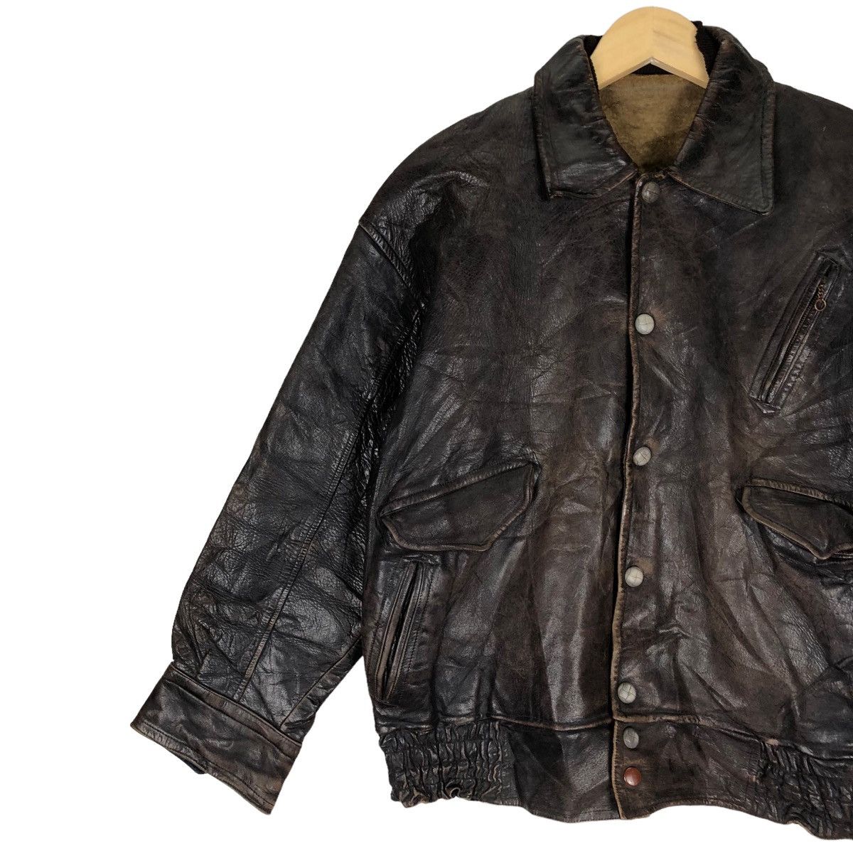 Ekam Cow Hide Leather Jacket Size US S / EU 44-46 / 1 - 3 Thumbnail