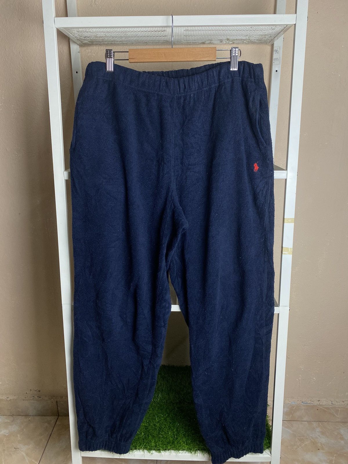 Vintage Polo Ralph Lauren Baggy Fleece Jogger Pants ❗️ Size US 36 / EU 52 - 1 Thumbnail