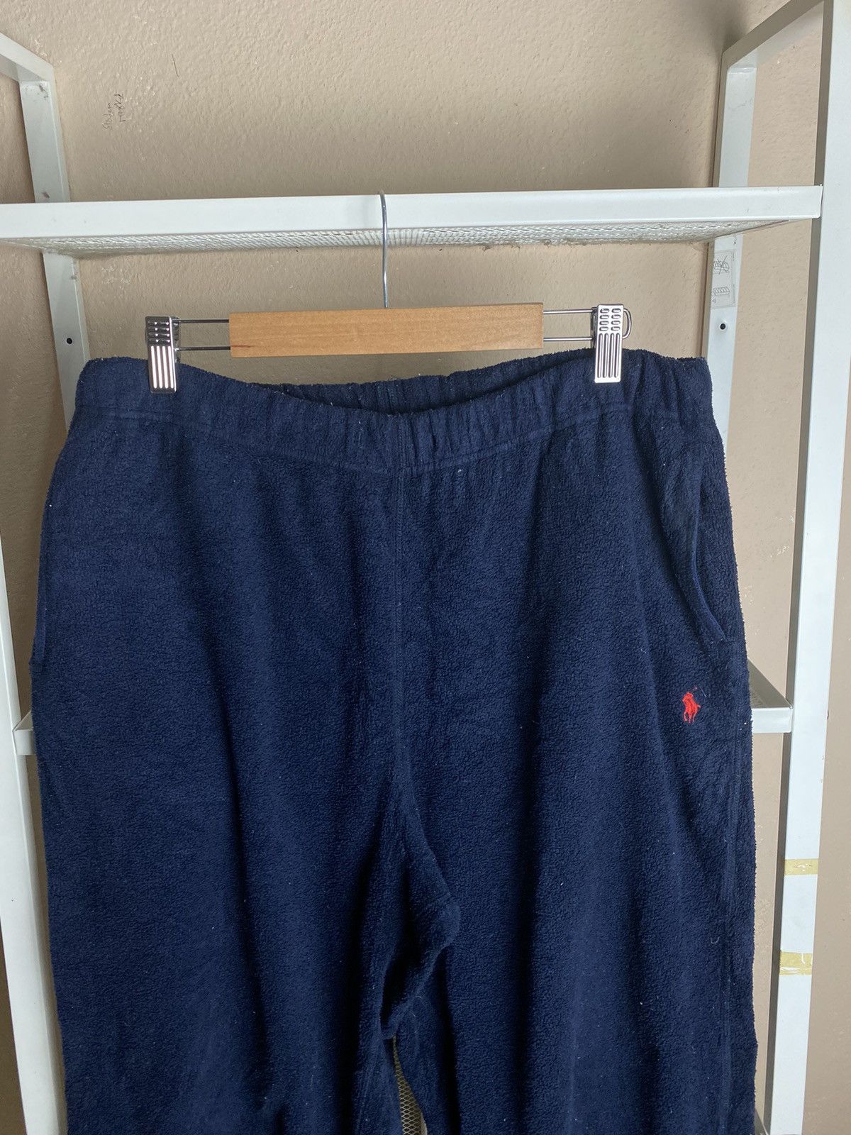 Vintage Polo Ralph Lauren Baggy Fleece Jogger Pants ❗️ Size US 36 / EU 52 - 2 Thumbnail