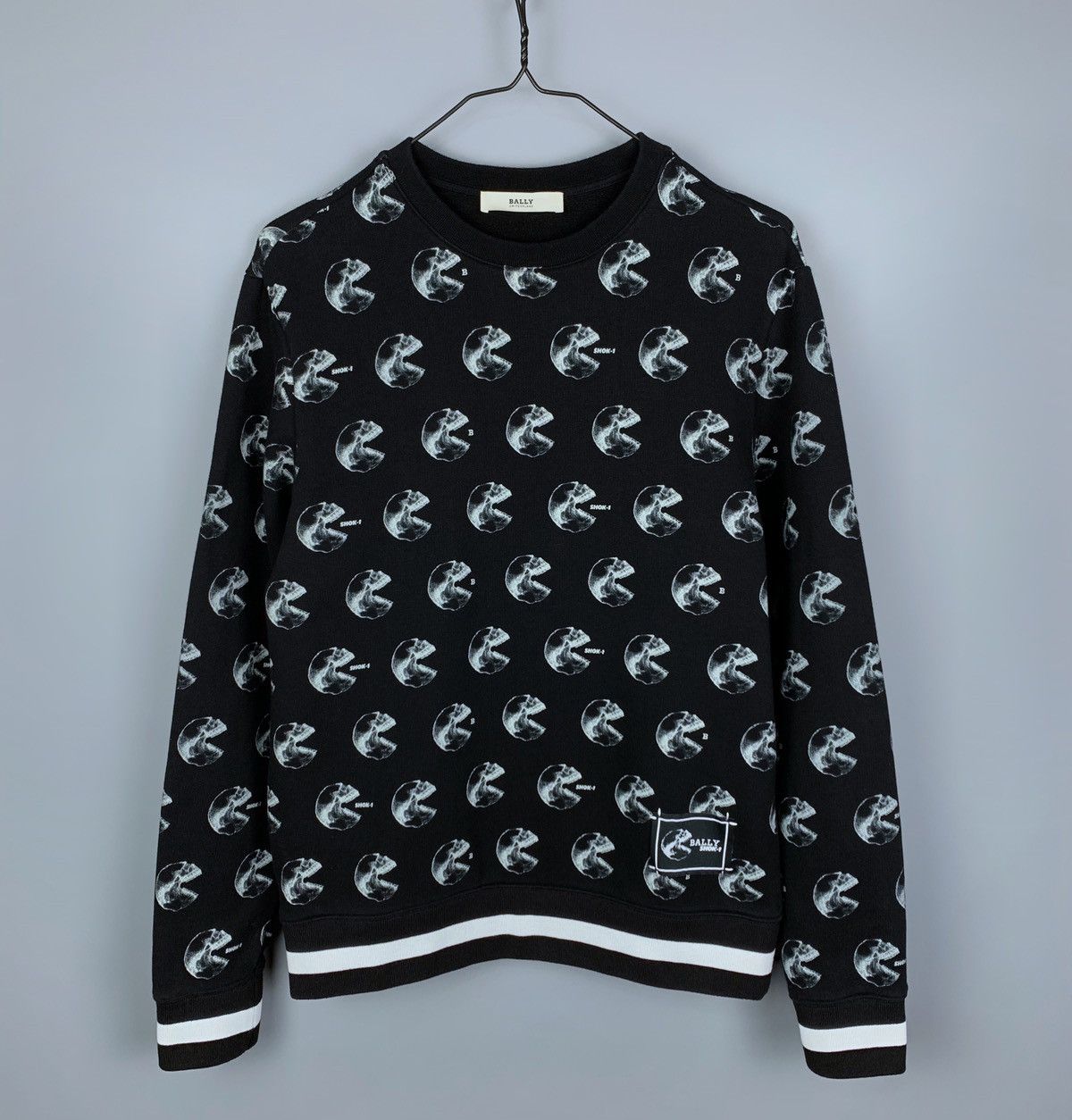 Bally BALLY SHOK-1 Skull X-Ray Swizz Beatz Black Sweatshirt Size S Size US S / EU 44-46 / 1 - 1 Thumbnail