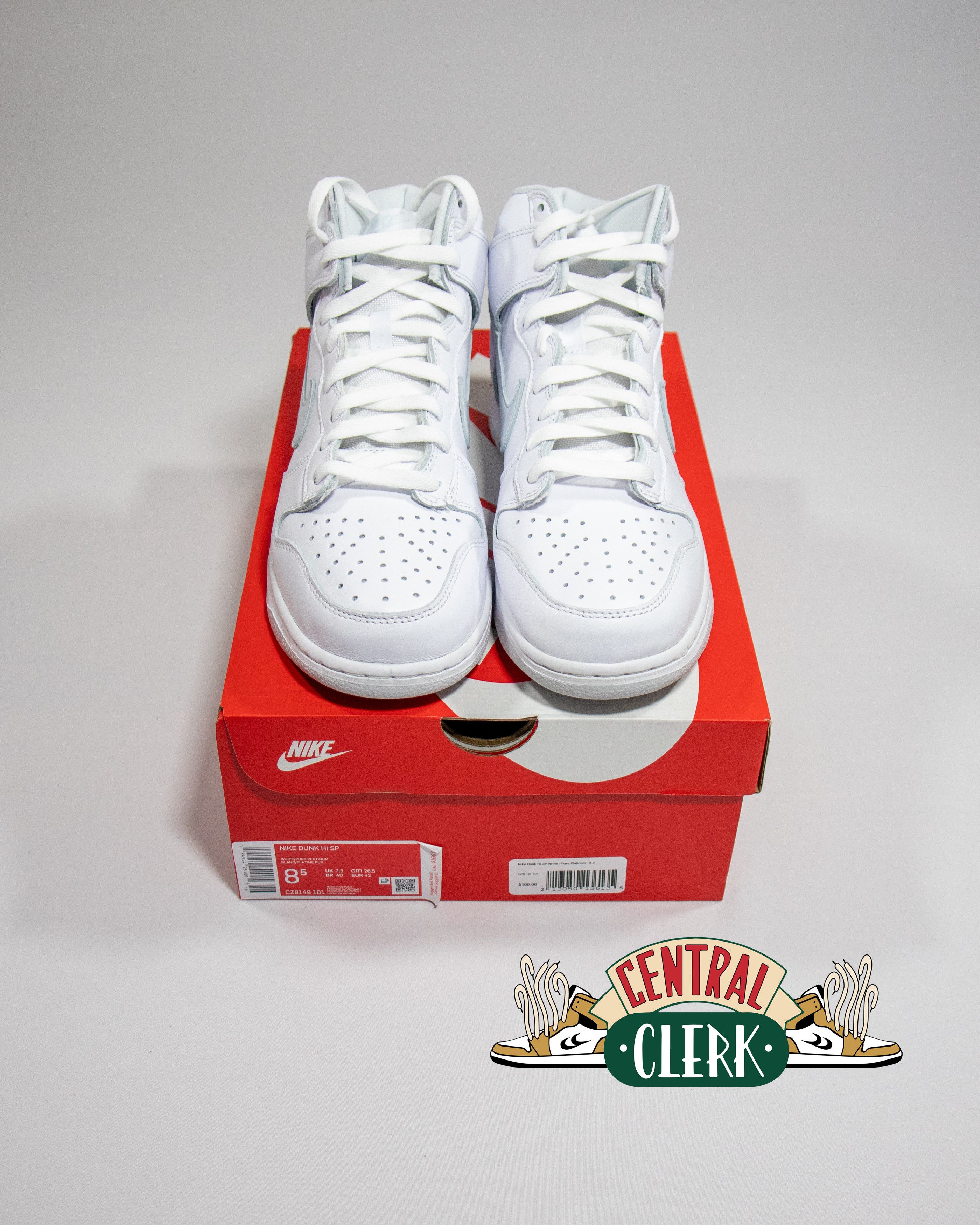 Nike Dunk High SP 'Pure Platinum' Size US 8.5 / EU 41-42 - 3 Thumbnail