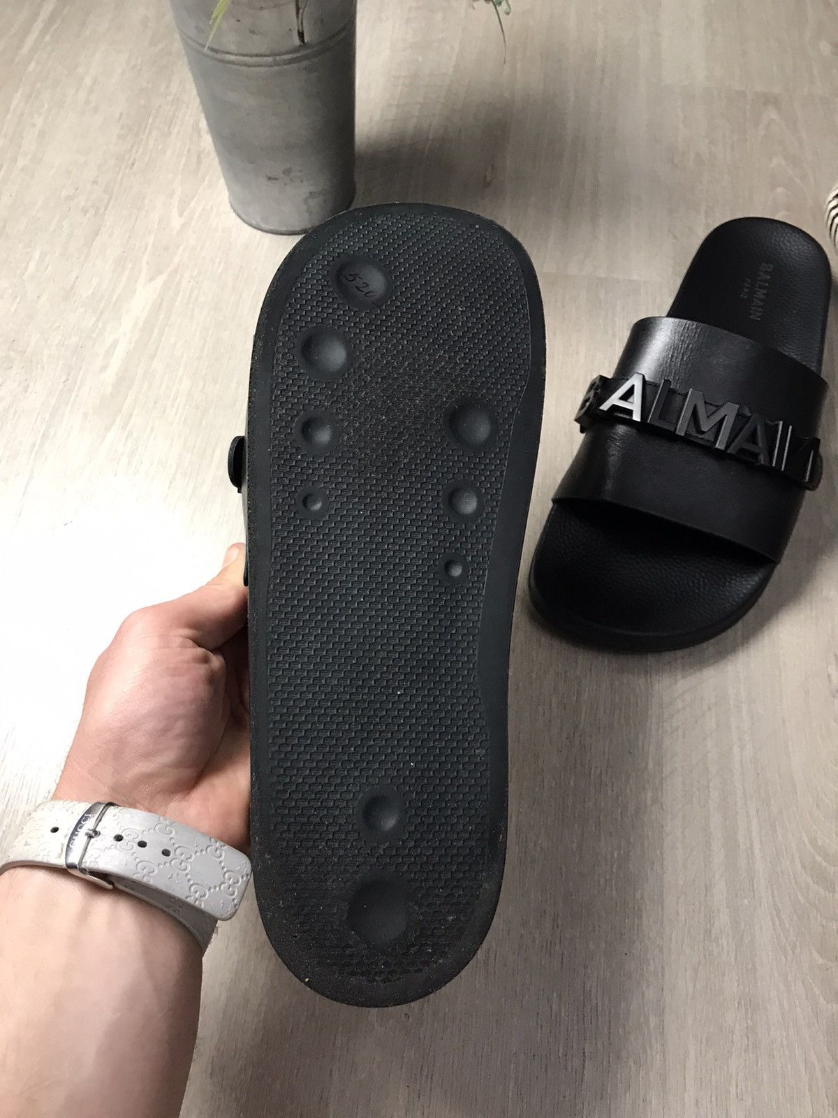 Balmain Balmain Flip Flops slippers size 11,5 Size US 11.5 / EU 44-45 - 5 Thumbnail