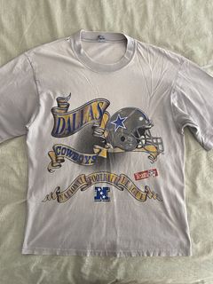 Vintage Dallas Cowboys 1992 NFL Super Bowl XXVII Champions T Shirt Size L  TULTEX