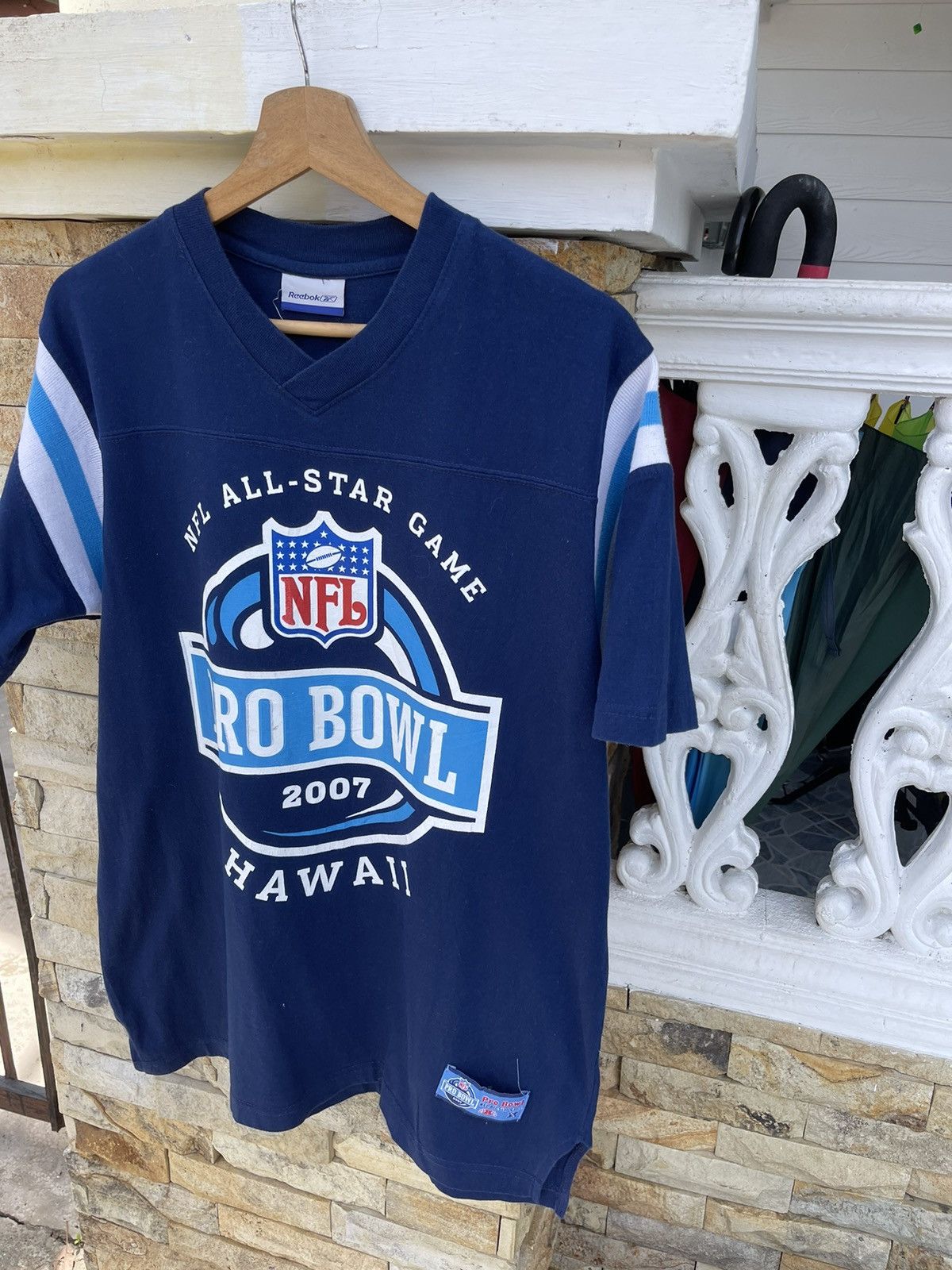 NFL × Reebok × Vintage Last Drop🔥Rare🔥Vintage NFL Pro Bowl Raglan T Shirt Size US XL / EU 56 / 4 - 2 Thumbnail