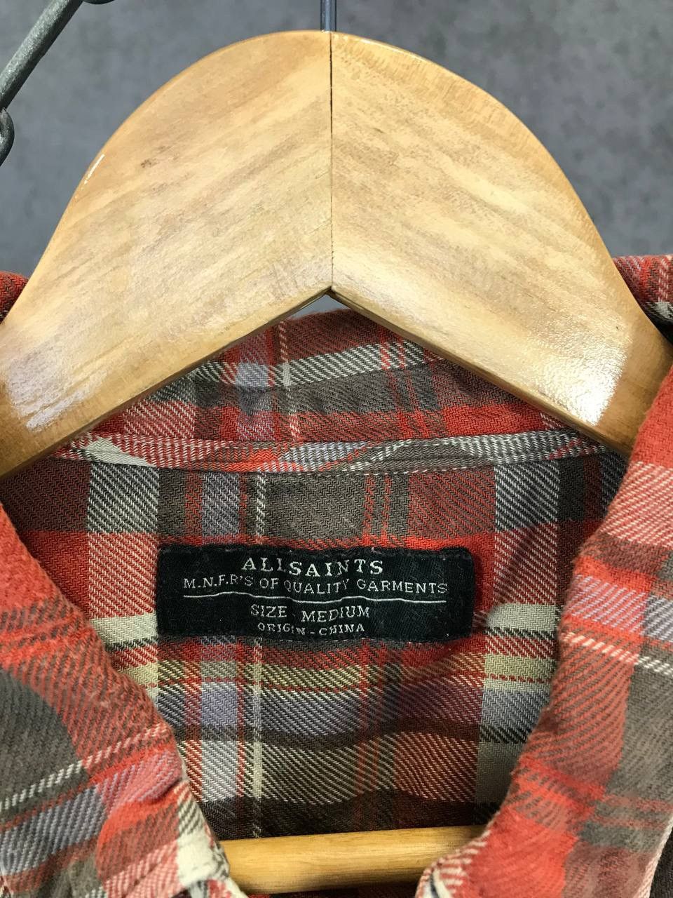 Allsaints Allsaints vintage flannel shirt Size US M / EU 48-50 / 2 - 4 Thumbnail
