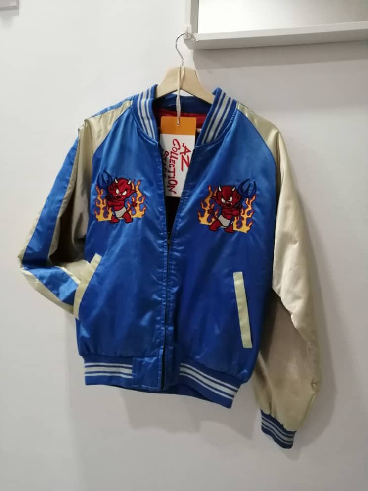 Japanese Brand SICKS💥Vintage 90s Sukajan Power Devils Los Angeles Jacket Size US L / EU 52-54 / 3 - 1 Thumbnail