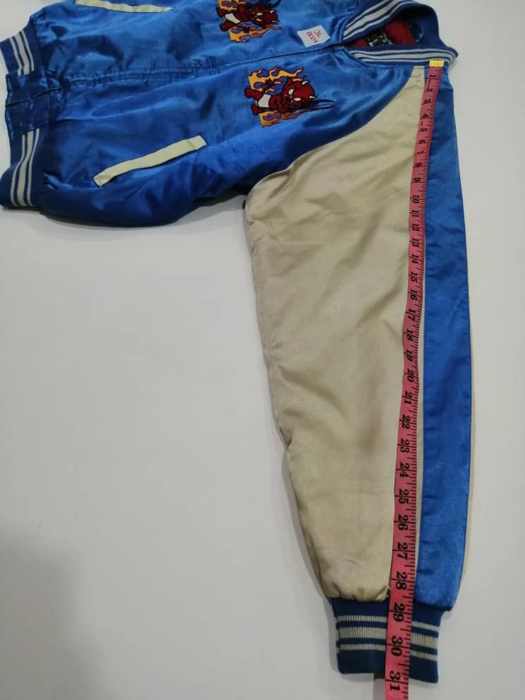 Japanese Brand SICKS💥Vintage 90s Sukajan Power Devils Los Angeles Jacket Size US L / EU 52-54 / 3 - 10 Thumbnail