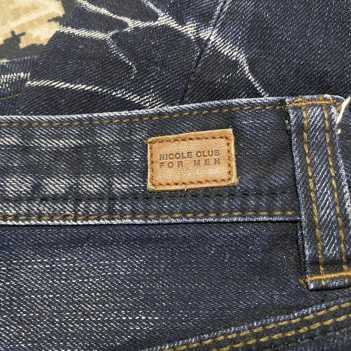 Nicole Club NCFM Denim Clawmark Spiral Cut Flare Jeans Size US 30 / EU 46 - 14 Thumbnail