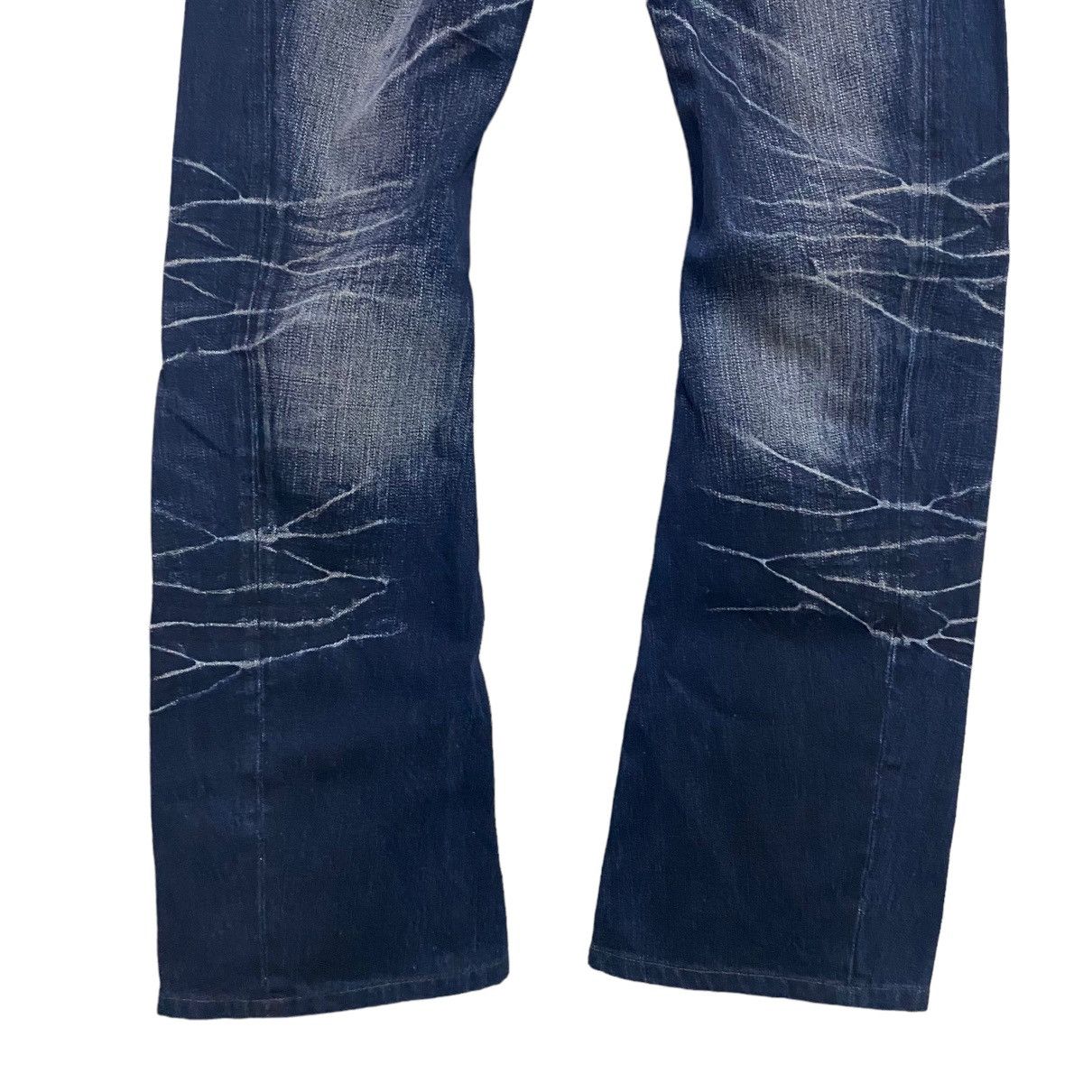 Nicole Club NCFM Denim Clawmark Spiral Cut Flare Jeans Size US 30 / EU 46 - 7 Thumbnail