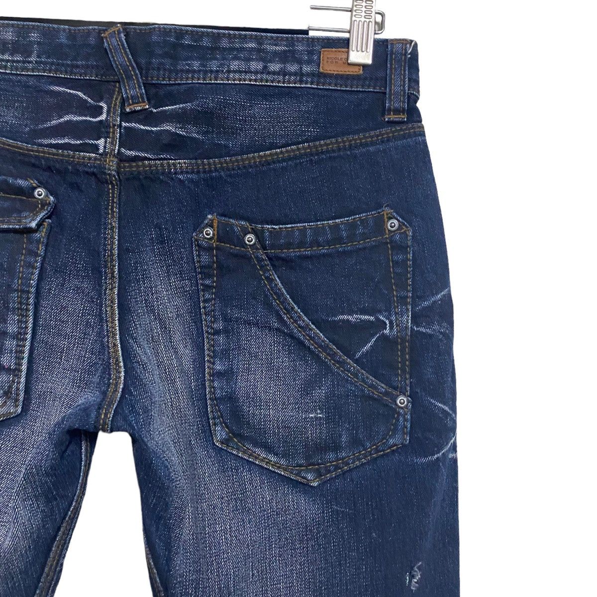 Nicole Club NCFM Denim Clawmark Spiral Cut Flare Jeans Size US 30 / EU 46 - 10 Thumbnail