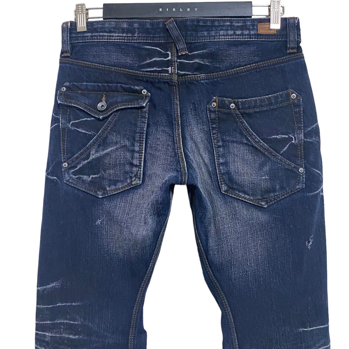 Nicole Club NCFM Denim Clawmark Spiral Cut Flare Jeans Size US 30 / EU 46 - 8 Thumbnail