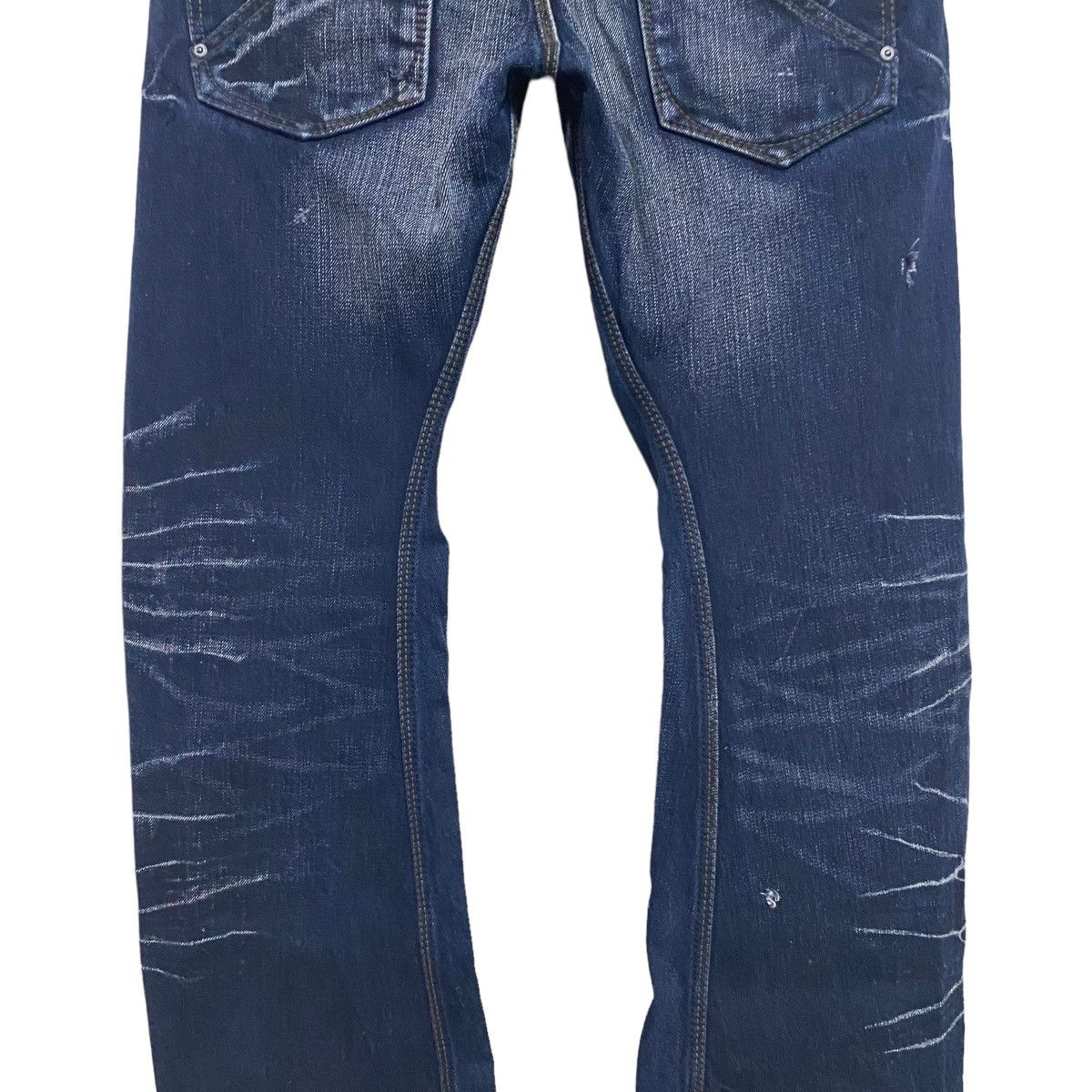 Nicole Club NCFM Denim Clawmark Spiral Cut Flare Jeans Size US 30 / EU 46 - 11 Thumbnail