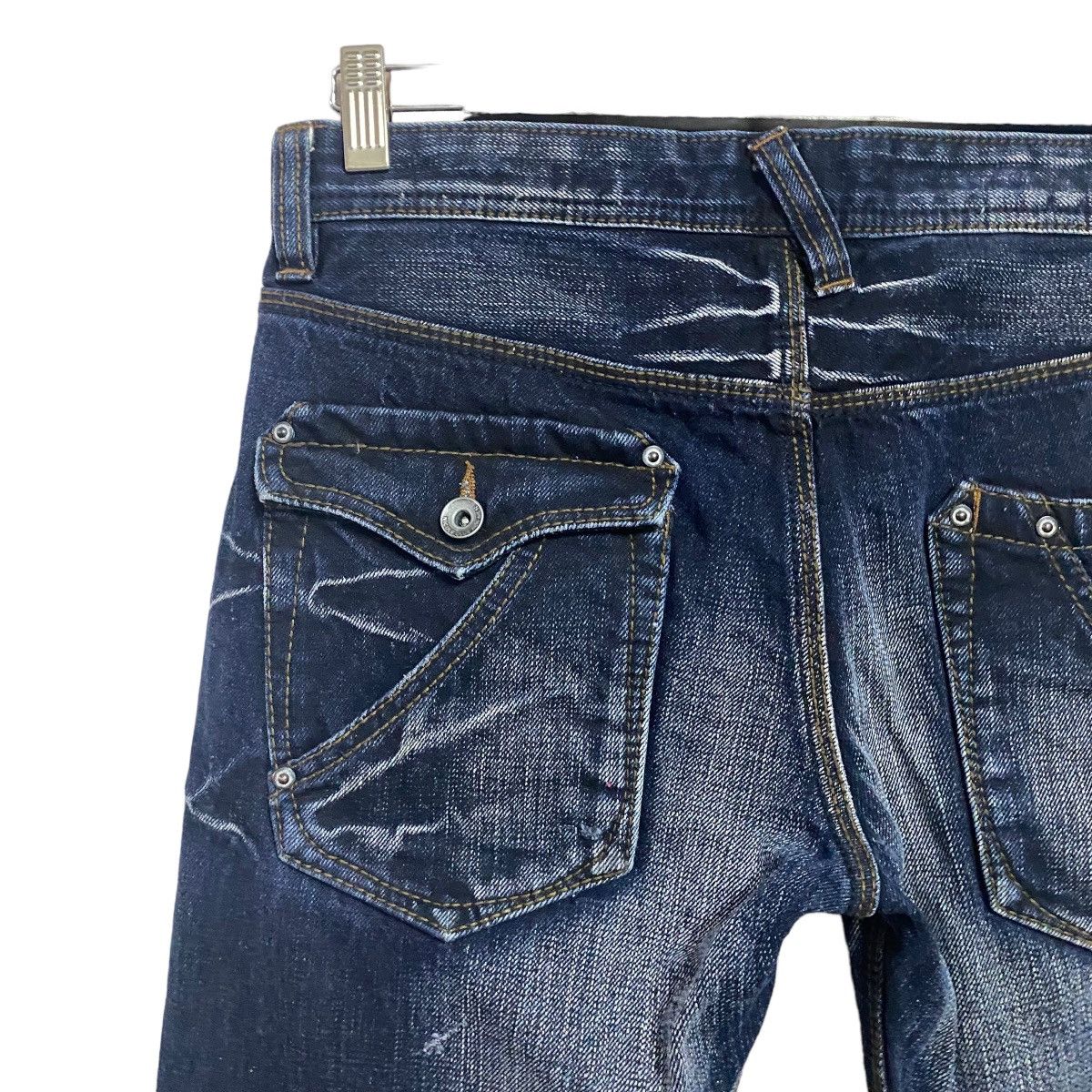 Nicole Club NCFM Denim Clawmark Spiral Cut Flare Jeans Size US 30 / EU 46 - 9 Thumbnail