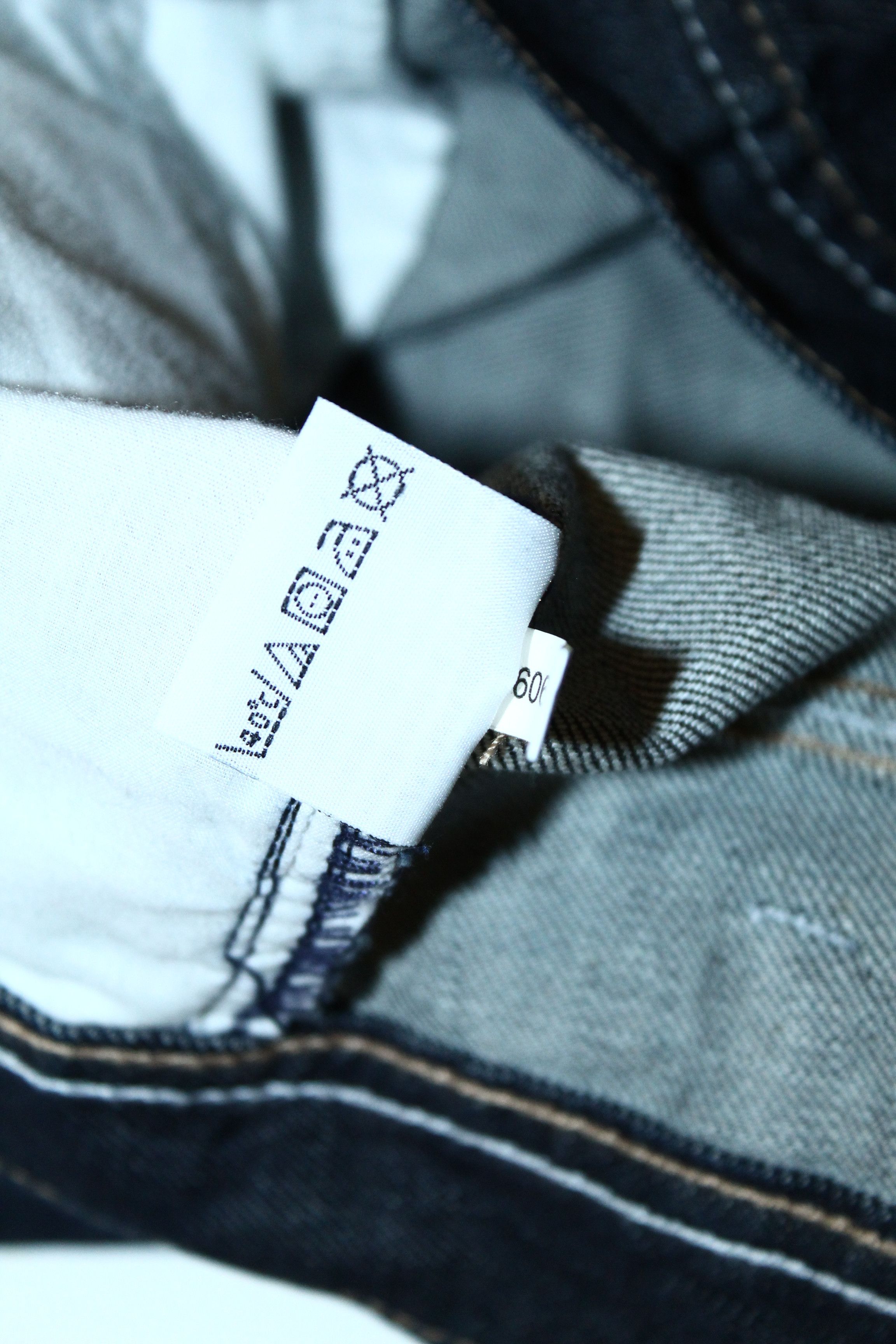 Pelle Pelle VTG Pelle Pelle Wide leg black raw denim baggy rap jeans Size US 38 / EU 54 - 11 Thumbnail
