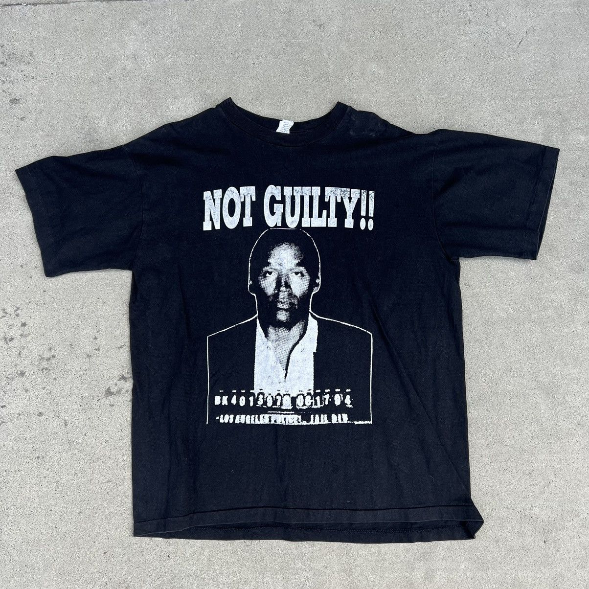 image of Vintage O.j. Simpson T-Shirt in Black, Men's (Size XL)