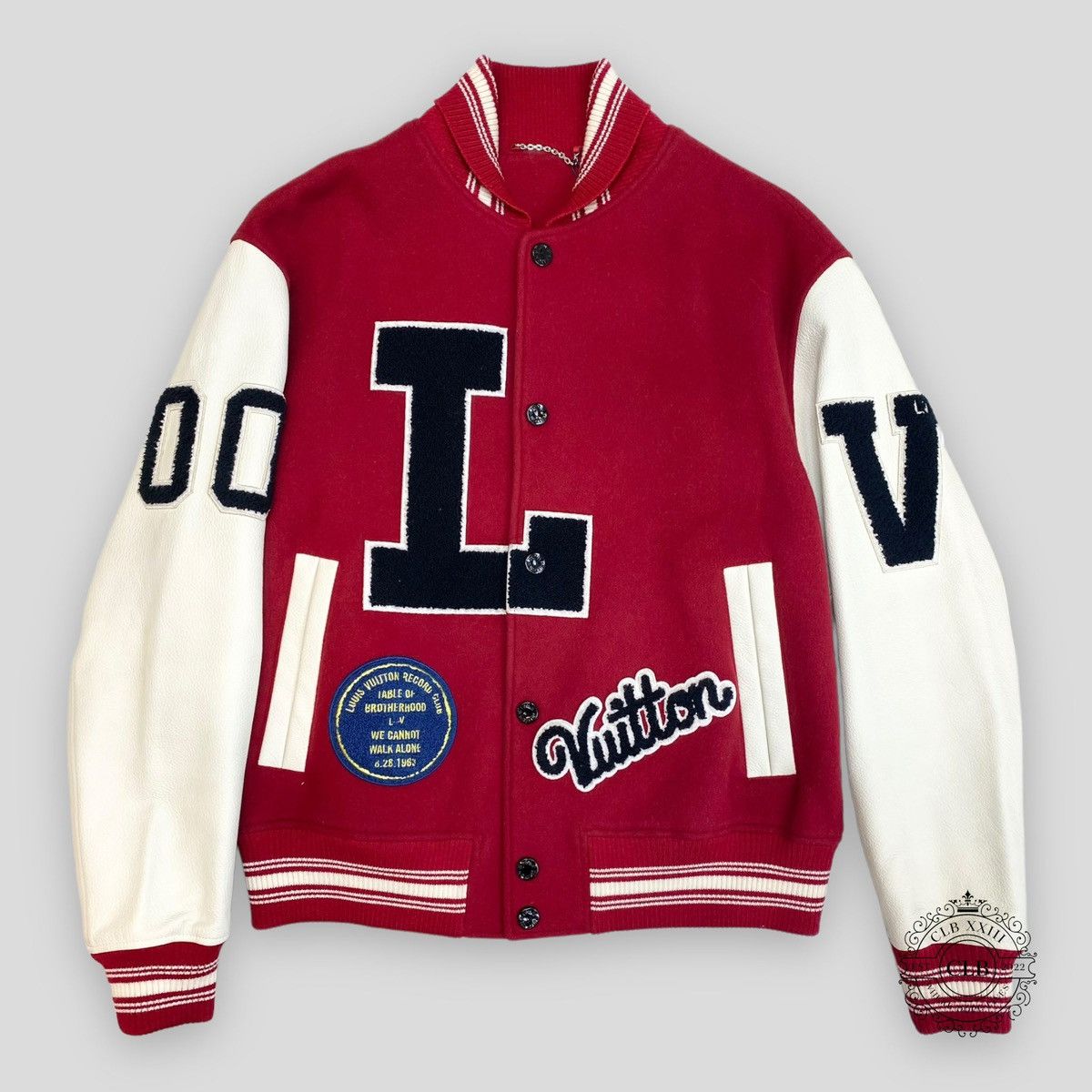 Louis Vuitton Louis Vuitton varsity jacket, Grailed