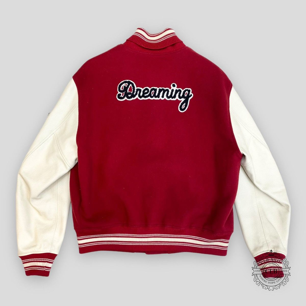 LOUIS VUITTON MLK DREAMING VARSITY JACKET - RED