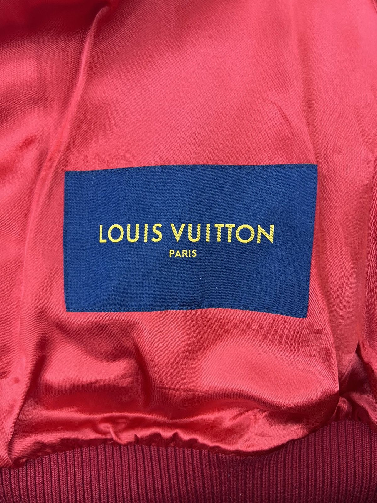 LOUIS VUITTON MLK DREAMING VARSITY JACKET - RED