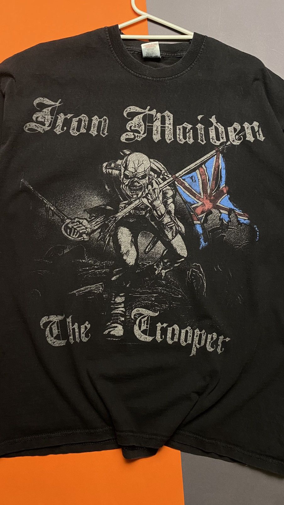 Vintage Iron Maiden The Trooper vintage t-shirts Size US XL / EU 56 / 4 - 4 Thumbnail