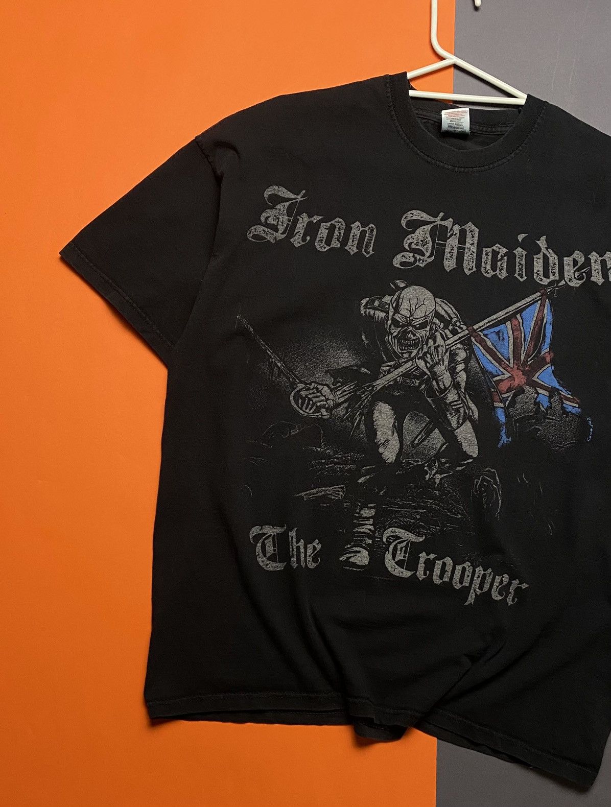 Vintage Iron Maiden The Trooper vintage t-shirts Size US XL / EU 56 / 4 - 3 Thumbnail