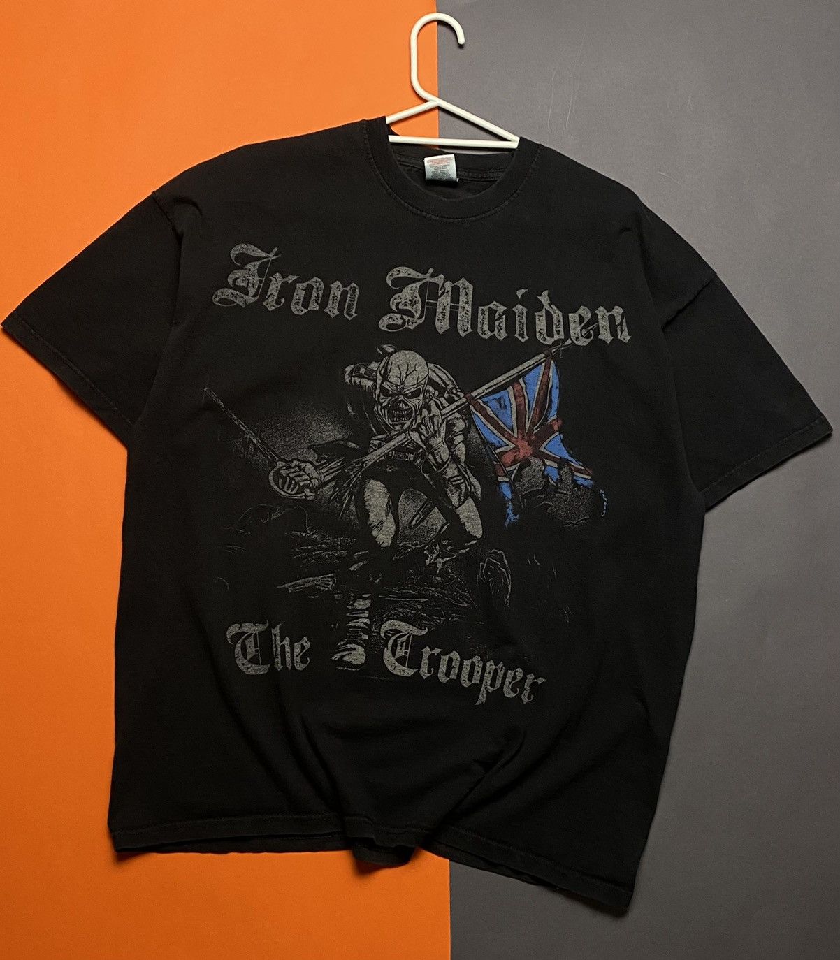 Vintage Iron Maiden The Trooper vintage t-shirts Size US XL / EU 56 / 4 - 1 Thumbnail