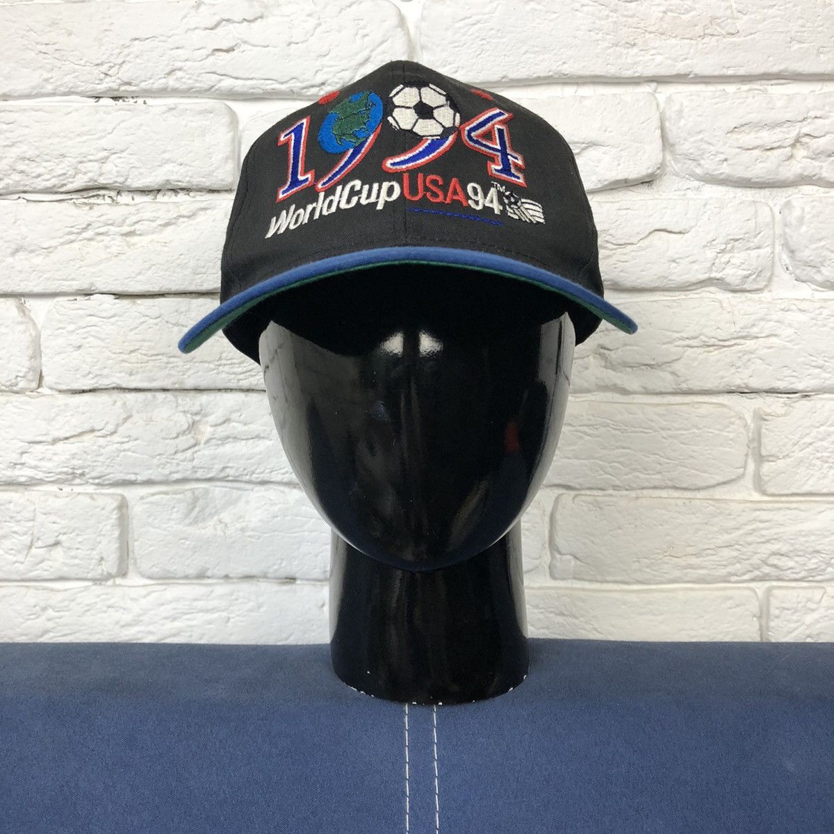 Vintage Soccer World Cup USA 1994 vintage cap Size ONE SIZE - 2 Thumbnail
