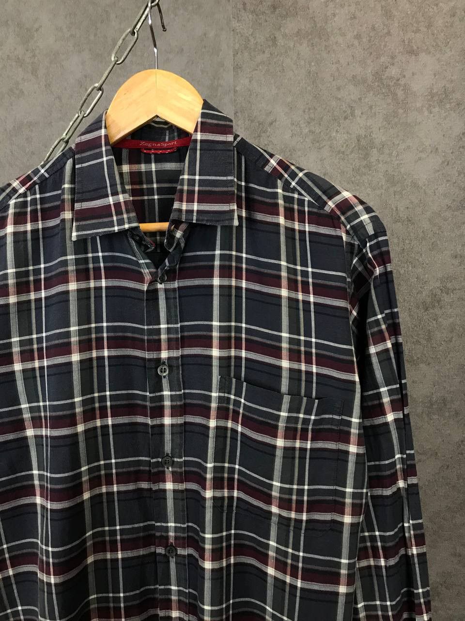 Ermenegildo Zegna Ermenegildo Zegna sport multicolor shirt Size US M / EU 48-50 / 2 - 2 Thumbnail