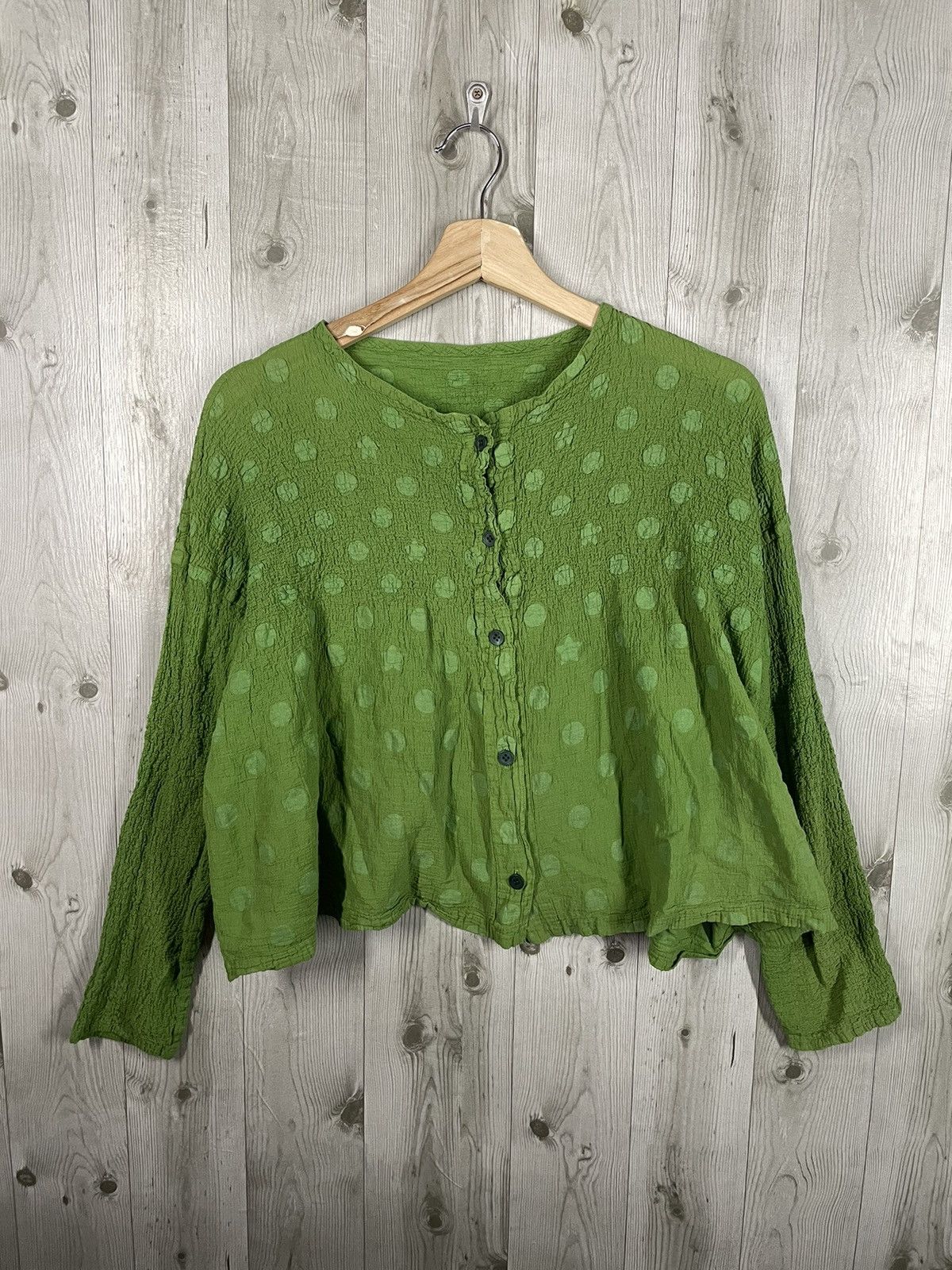 Me issey miyake Cauliflower Button Up Top