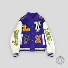 Authentic LOUIS VUITTON Varsity jacket #241-003-164-4117