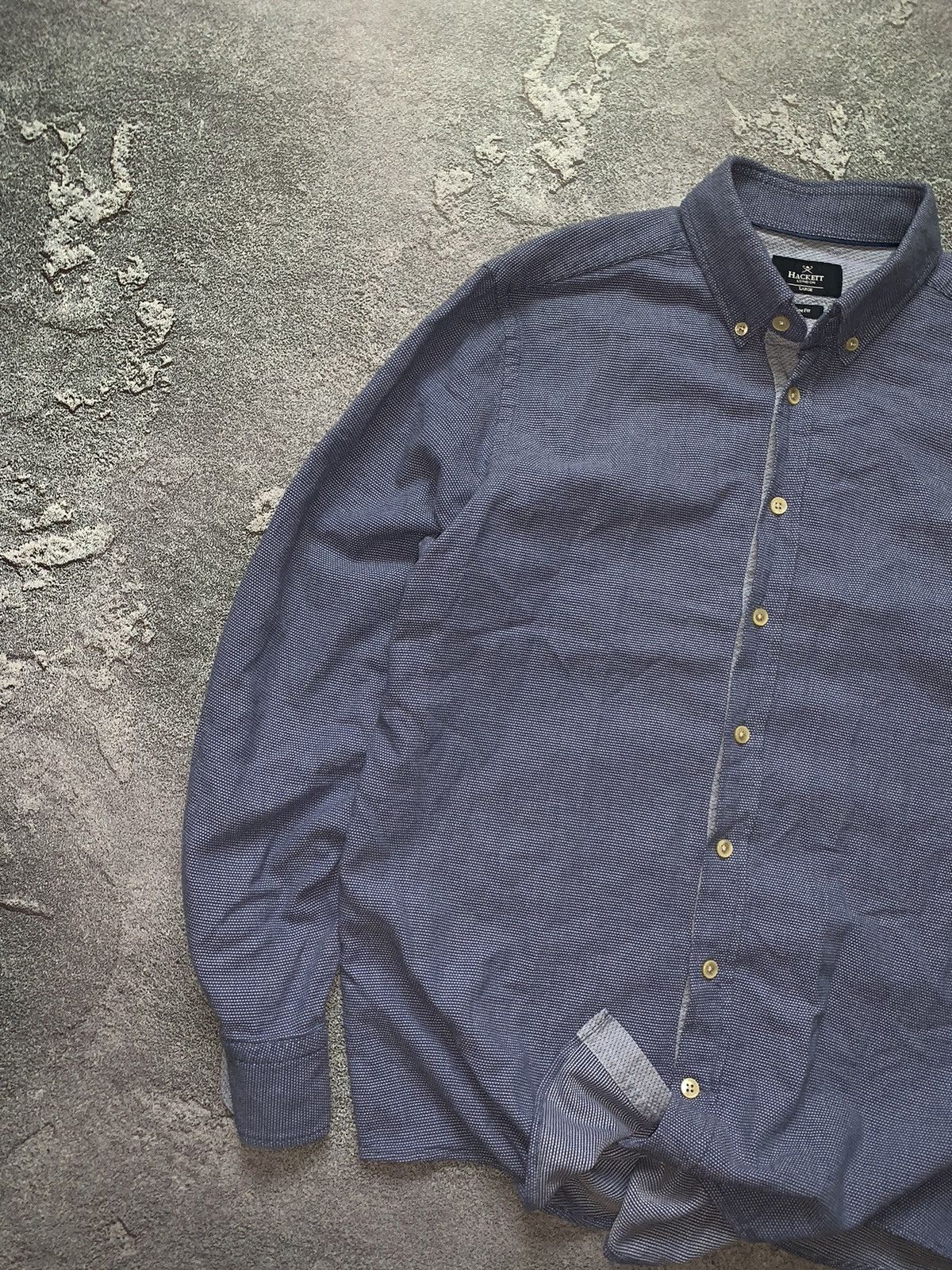 Designer × Hackett Hackett M button up shirt polo long sleeve dress Size US M / EU 48-50 / 2 - 3 Thumbnail