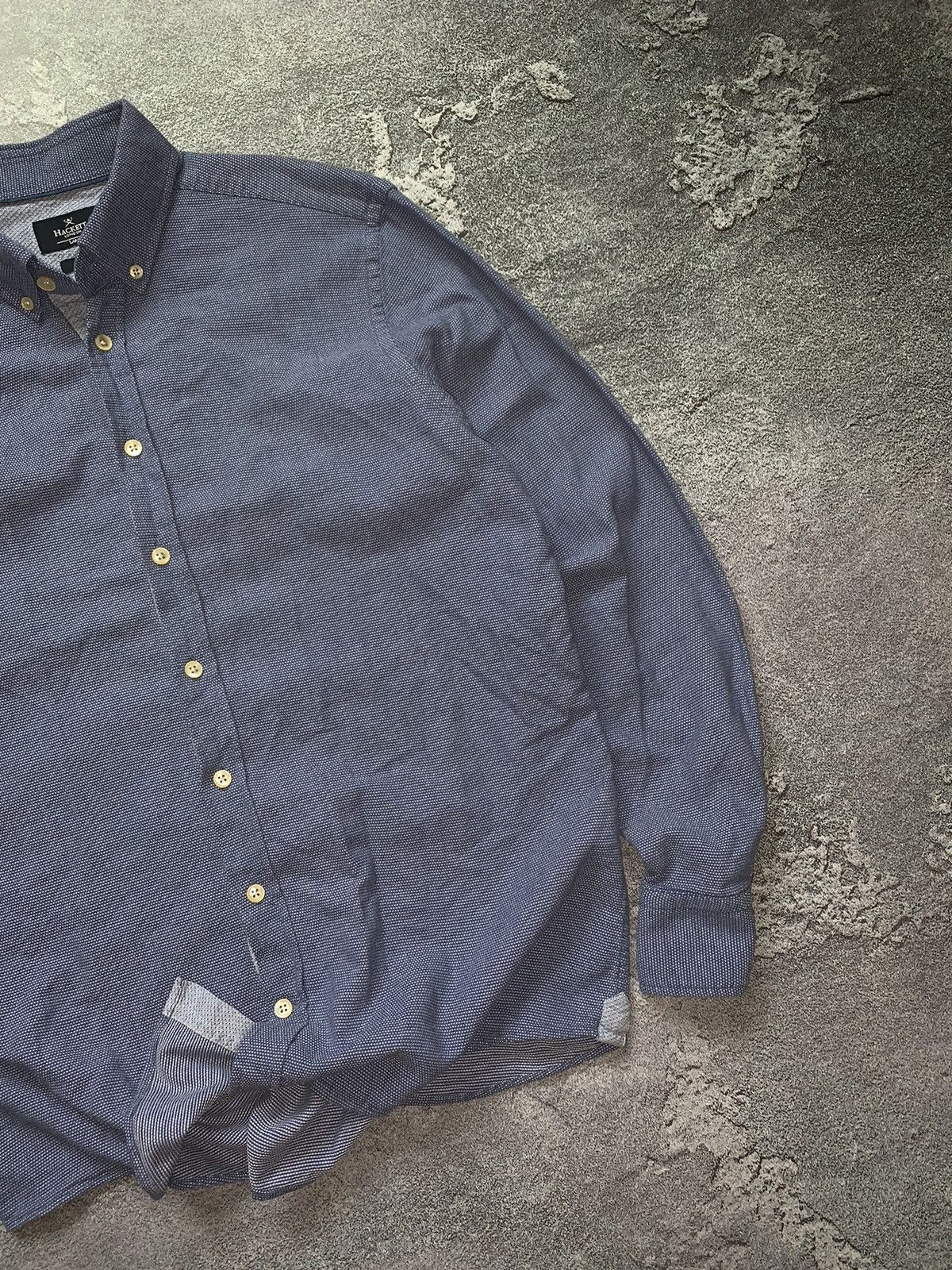 Designer × Hackett Hackett M button up shirt polo long sleeve dress Size US M / EU 48-50 / 2 - 4 Thumbnail