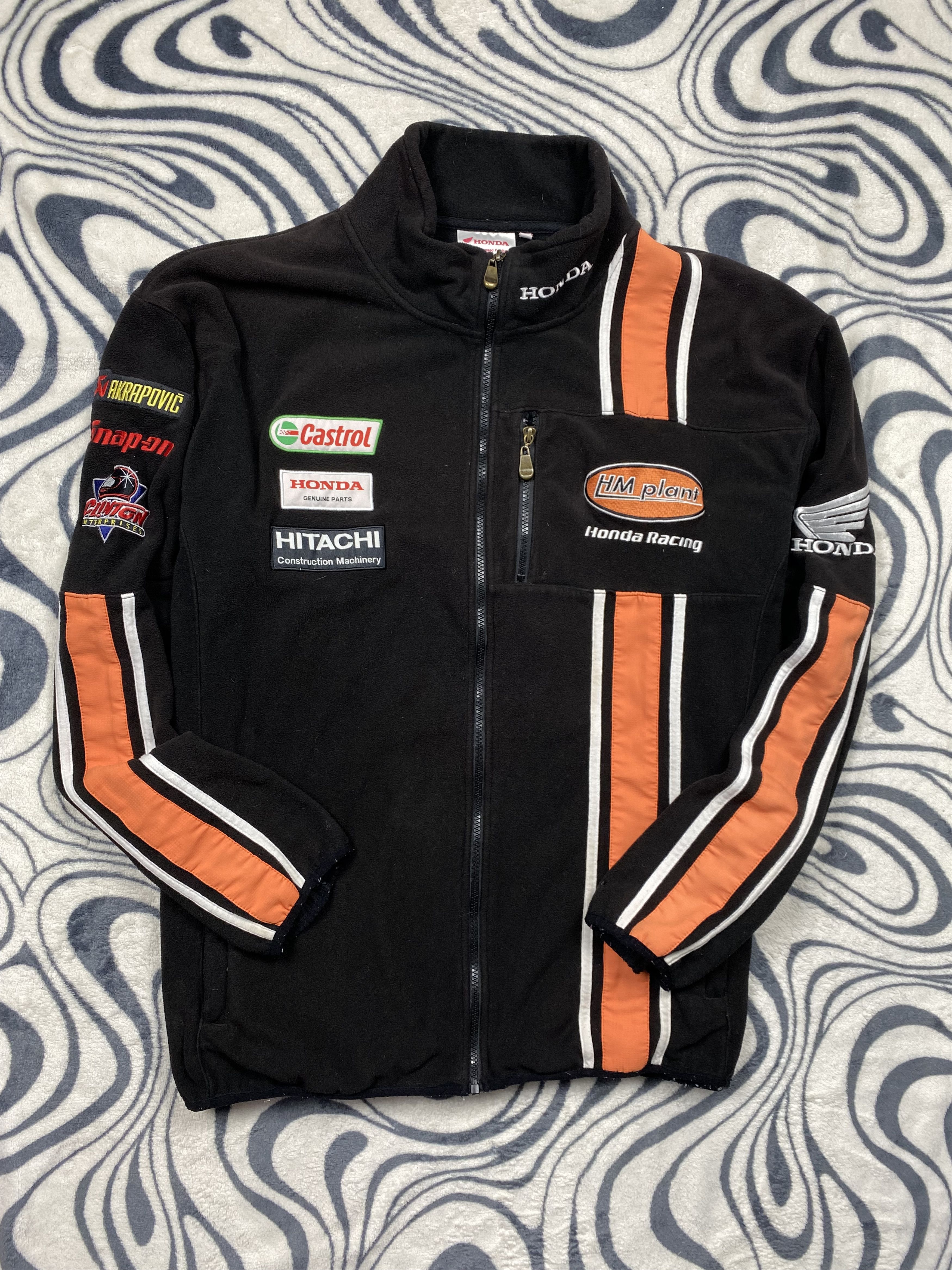Honda Honda Racing Mens Fleece Jacket Hoodie Y2K Size US XXL / EU 58 / 5 - 1 Thumbnail
