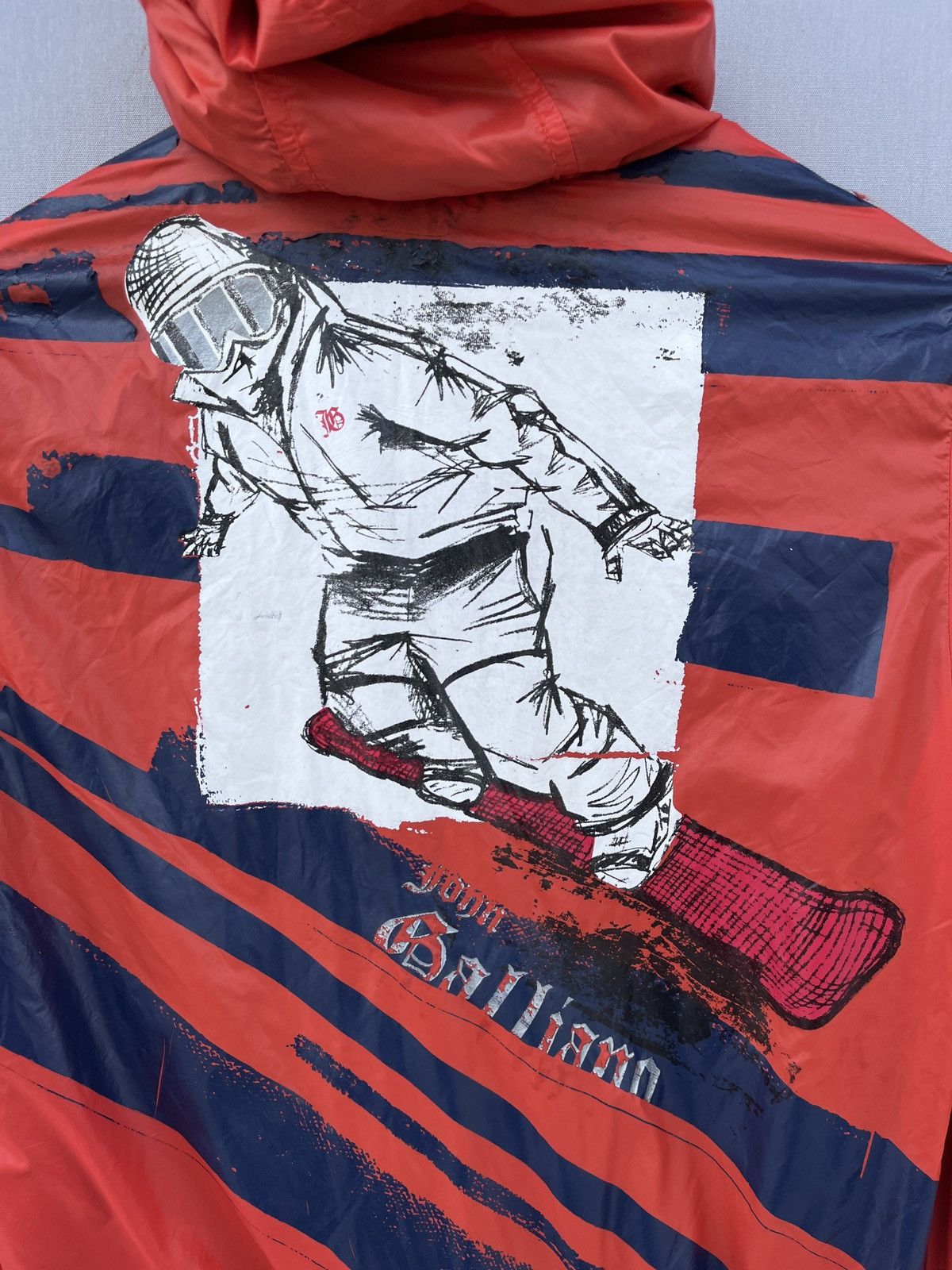 John Galliano 🔥Rare JOHN GALLIANO Gazette Newspaper Reversible Jacket Size S / US 4 / IT 40 - 15 Thumbnail