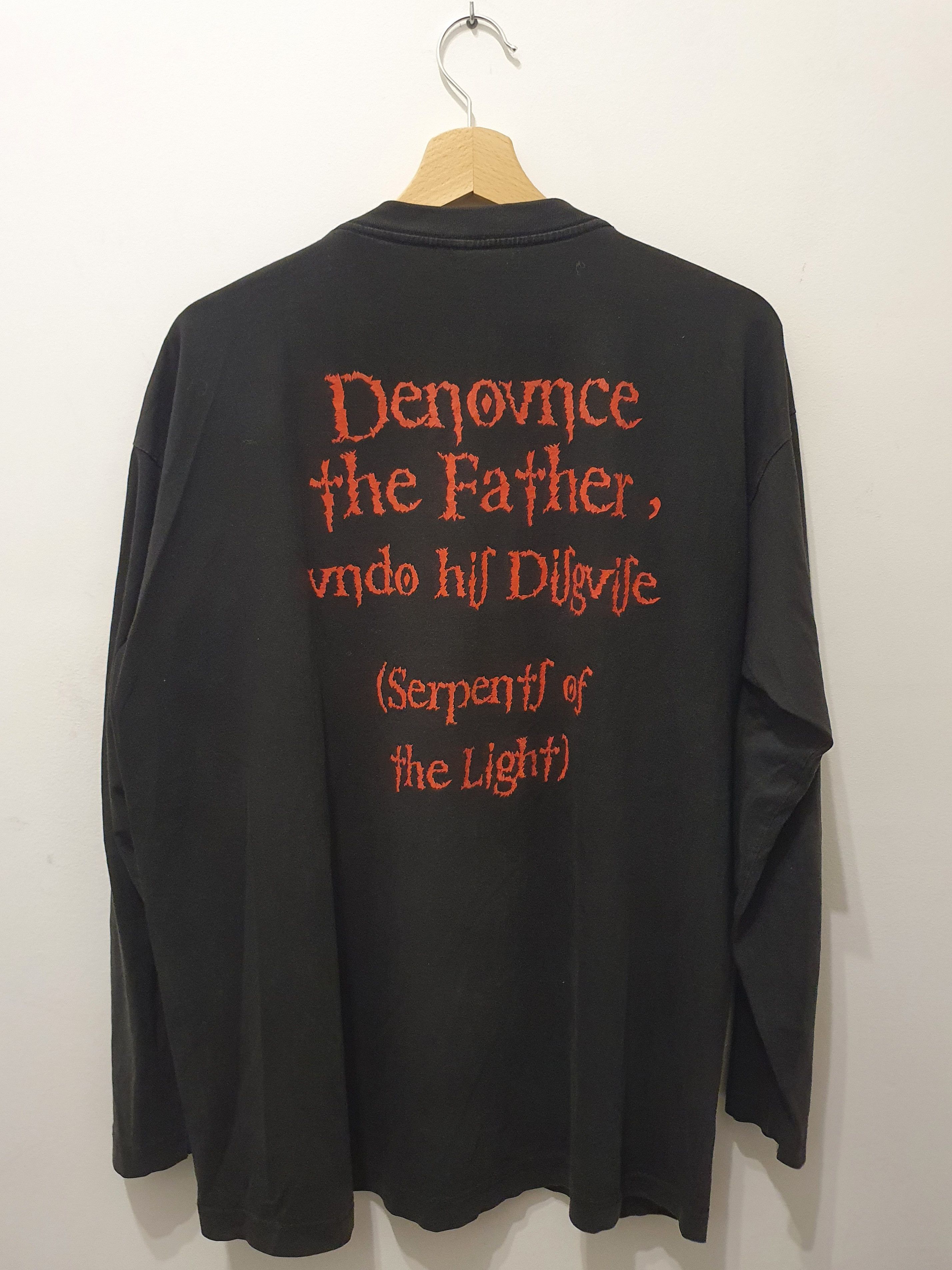 Band Tees 1998 Deicide Serpents of the light longsleeve blue grape Size US L / EU 52-54 / 3 - 2 Thumbnail