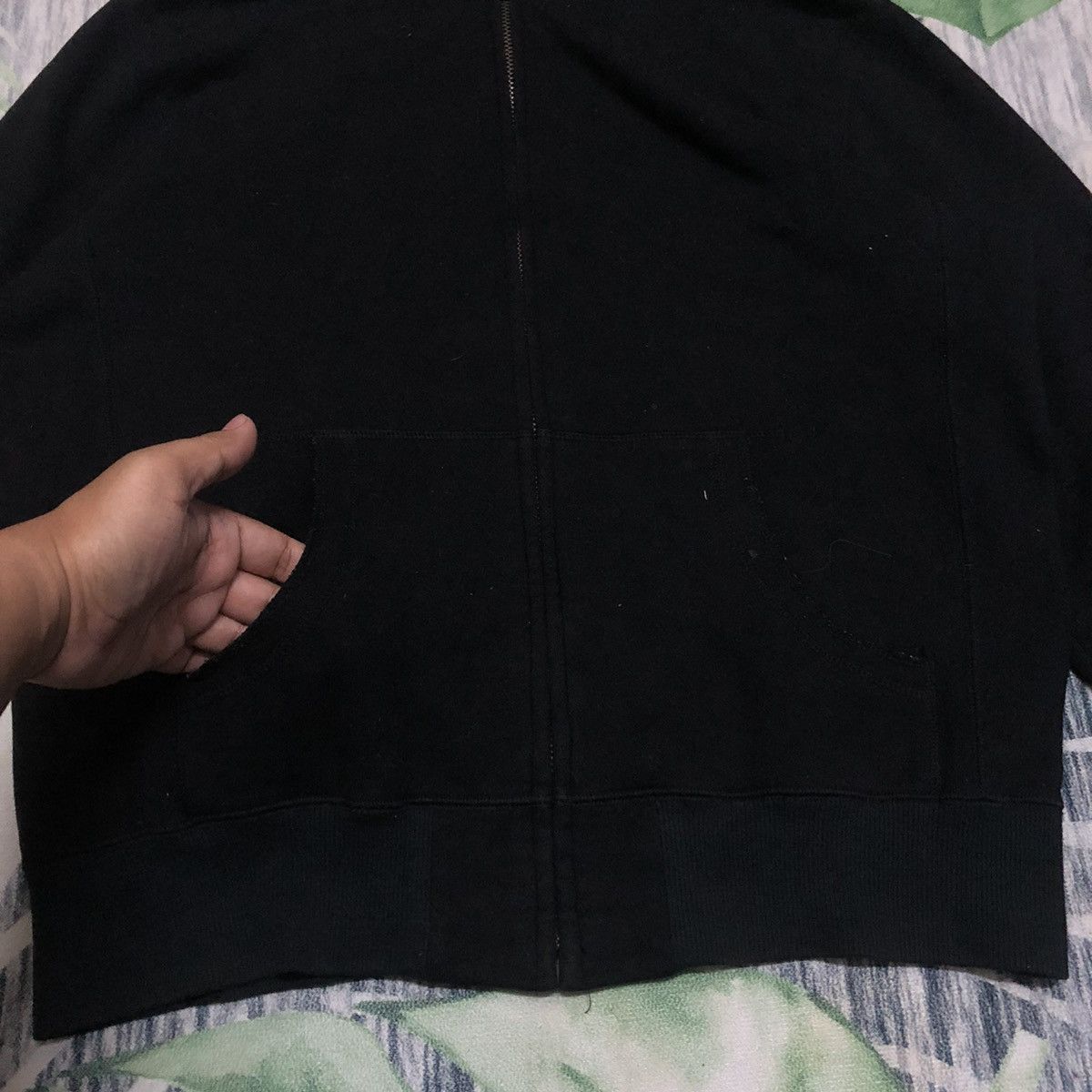 Mastermind Japan × Roen Japanese Brand Irish Sweater Leather Hoodie Jacket Size US M / EU 48-50 / 2 - 6 Thumbnail