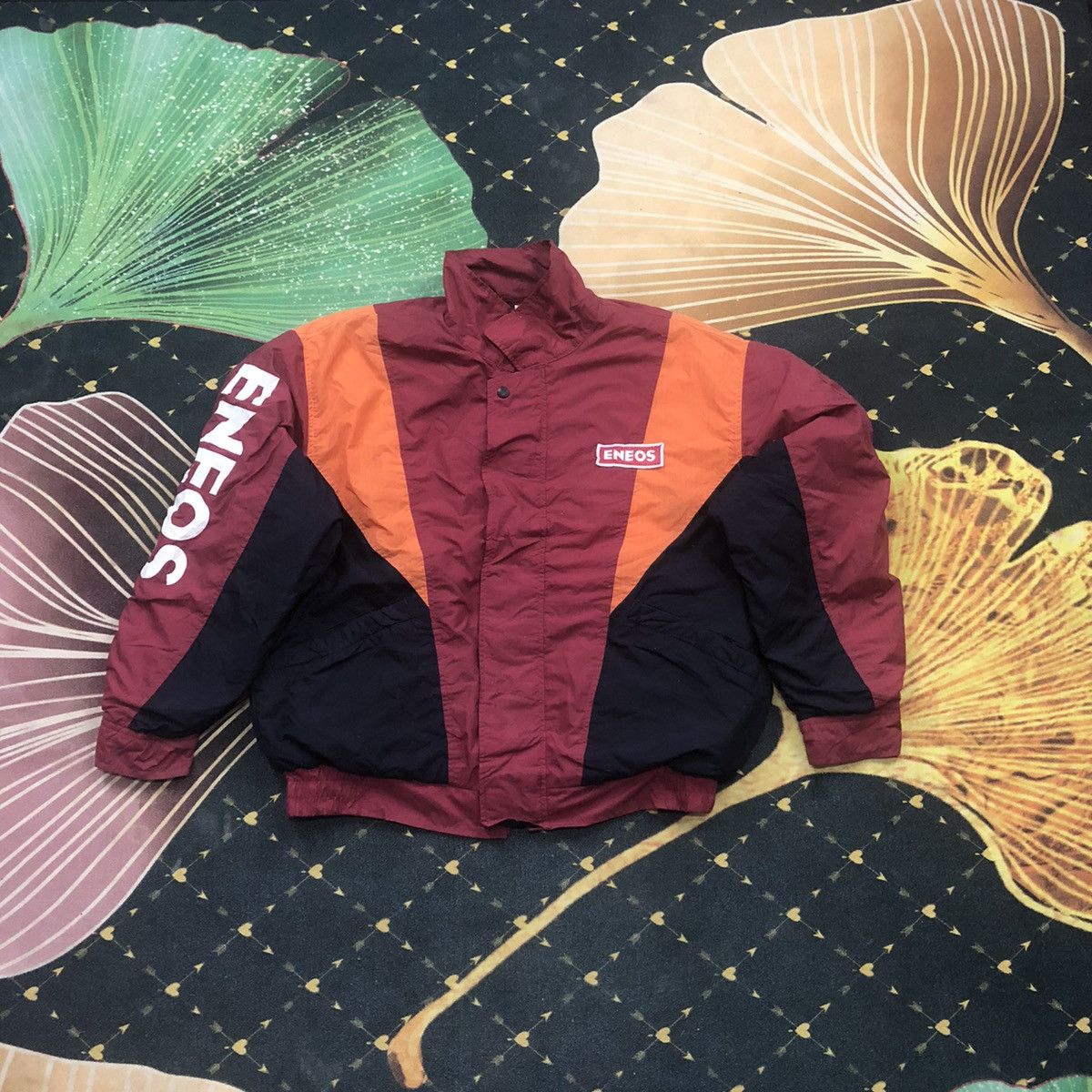 Japanese Brand Rare Eneos Big Spell Out Jacket Size US XL / EU 56 / 4 - 2 Thumbnail