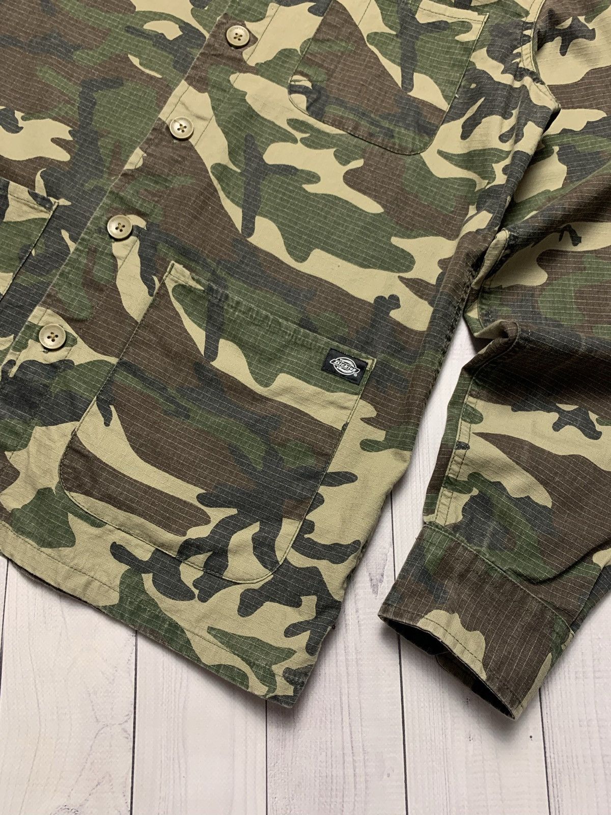 Dickies × Vintage Vintage Dickies Camo over shirt light jacket size M Size US M / EU 48-50 / 2 - 2 Thumbnail