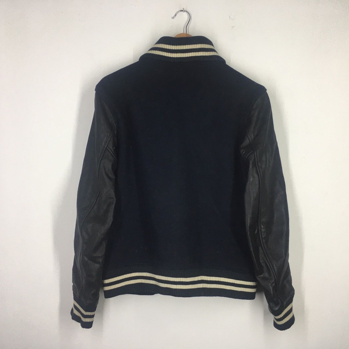 Beams Plus Beams Varsity Jacket Leather Sleeve Size US M / EU 48-50 / 2 - 8 Thumbnail