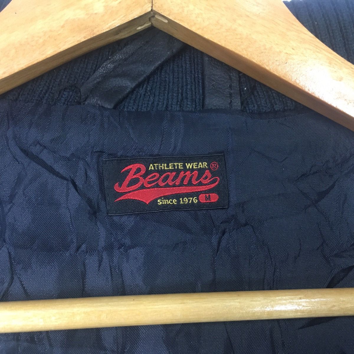 Beams Plus Beams Varsity Jacket Leather Sleeve Size US M / EU 48-50 / 2 - 5 Thumbnail