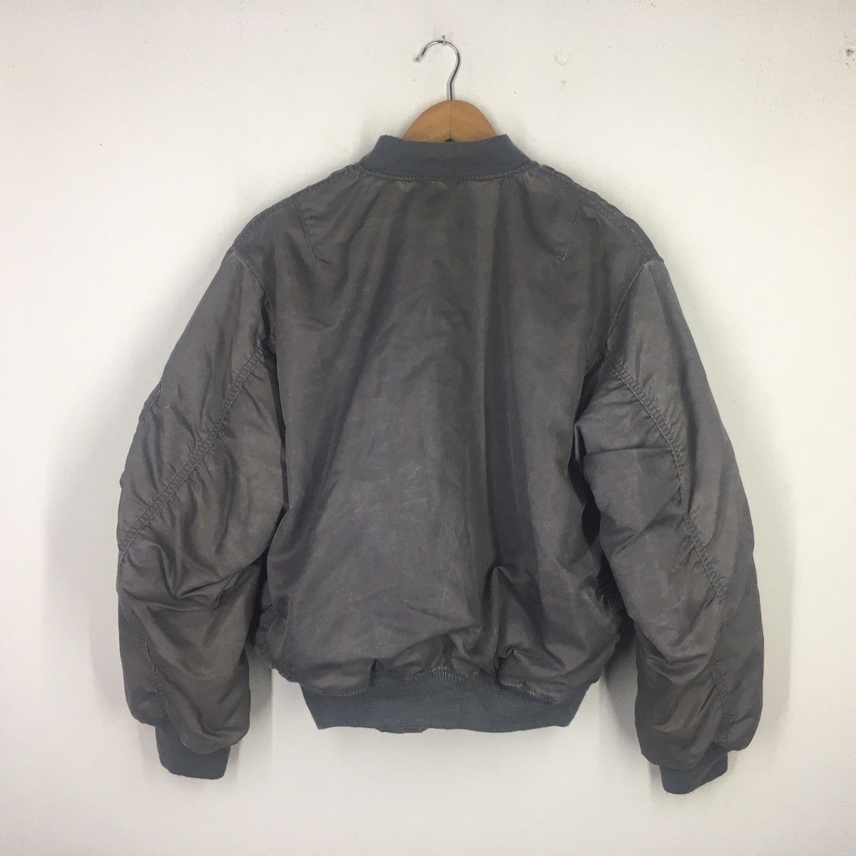 Converse Converse Distressed Bomber Jacket Nice Design Size US S / EU 44-46 / 1 - 7 Thumbnail