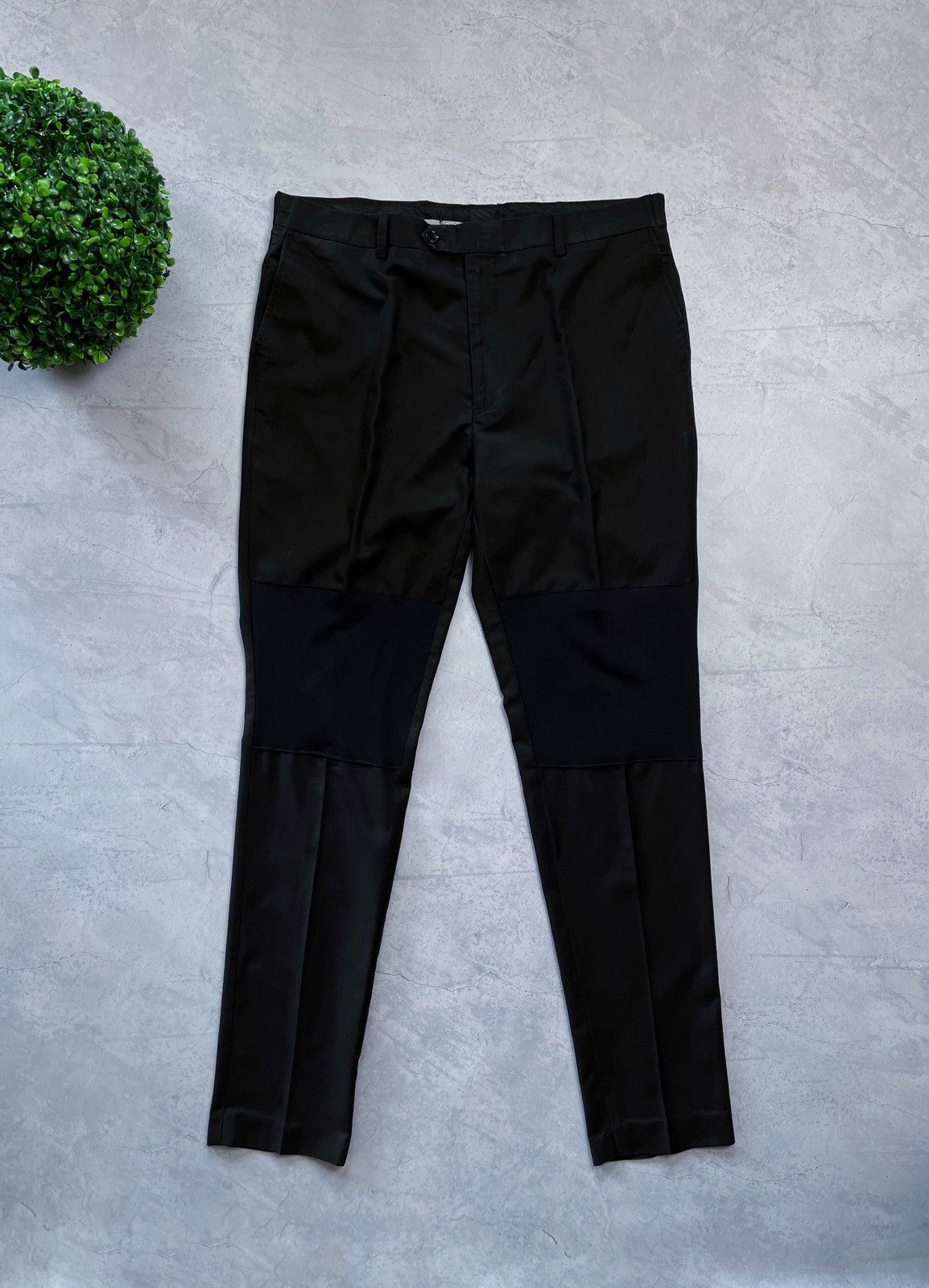 Vintage Yohji Yamamoto Pour Homme Knee Patch Slim Pants