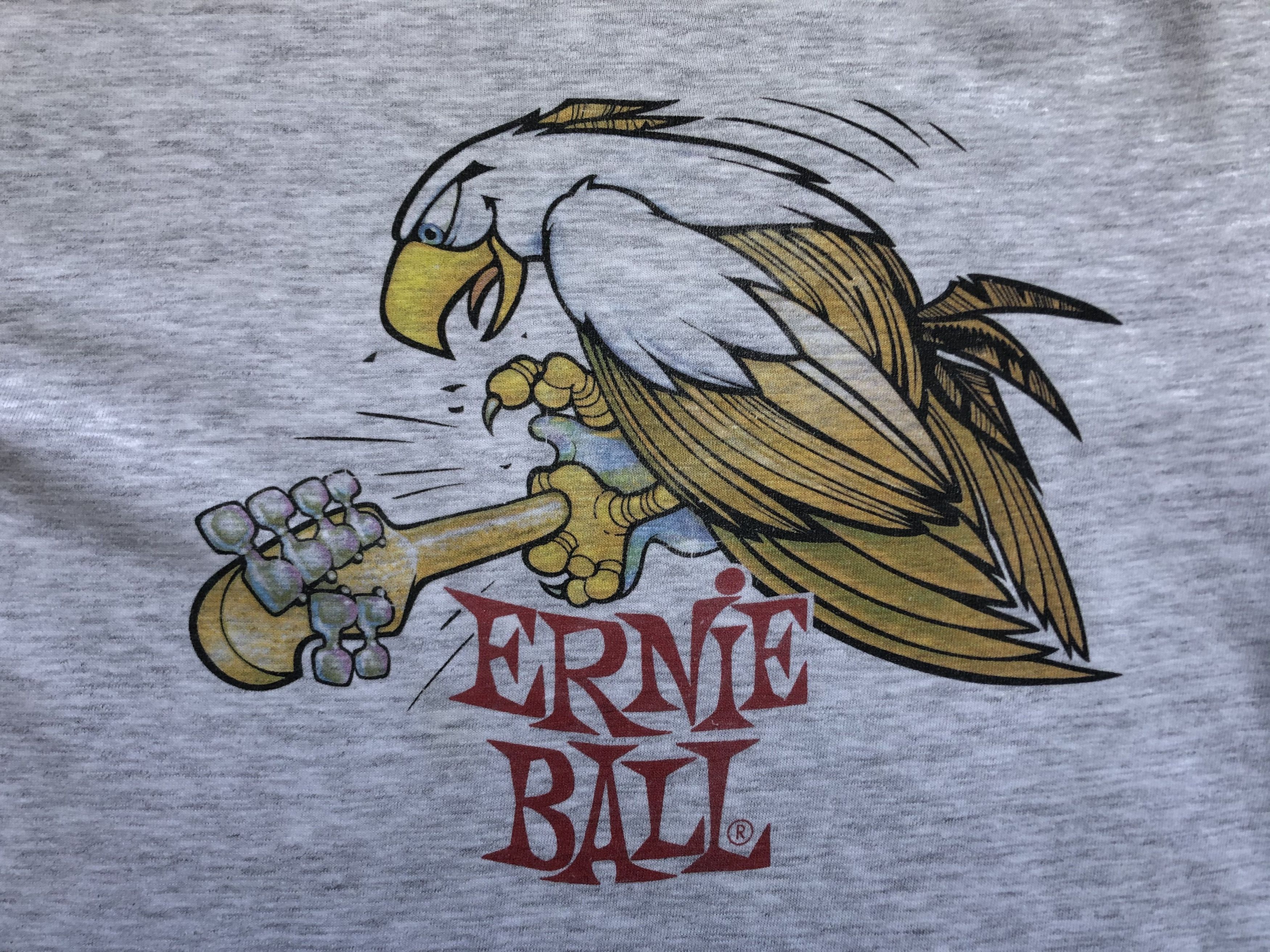 Band Tees × Hanes × Vintage Vintage Ernie Ball Tee 90's Band Shirt Rare Hype Y2K Drill Size US M / EU 48-50 / 2 - 3 Thumbnail